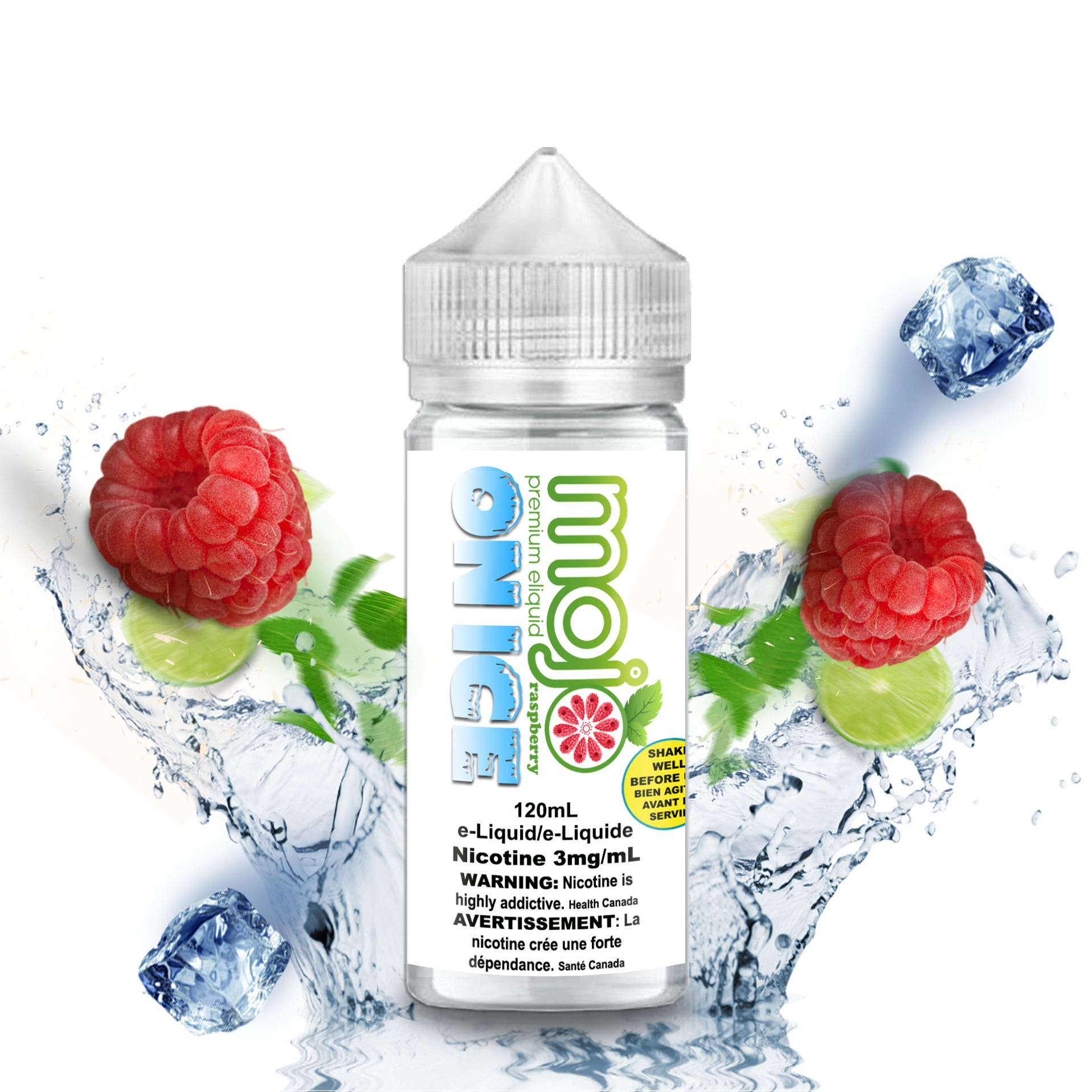 CUSTOM MOJO - RASPBERRY ICE 120ML