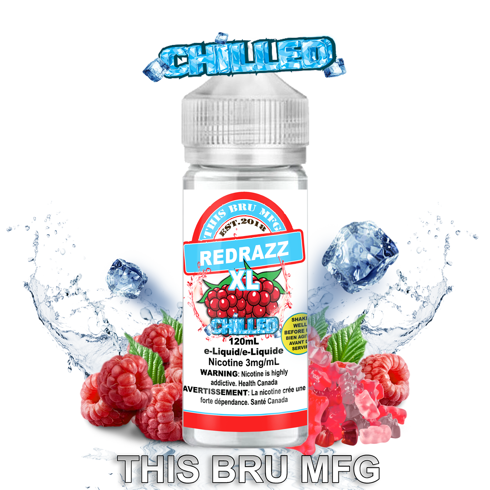 CUSTOM THIS BRU MFG - REDRAZZ CHILLED 120ML