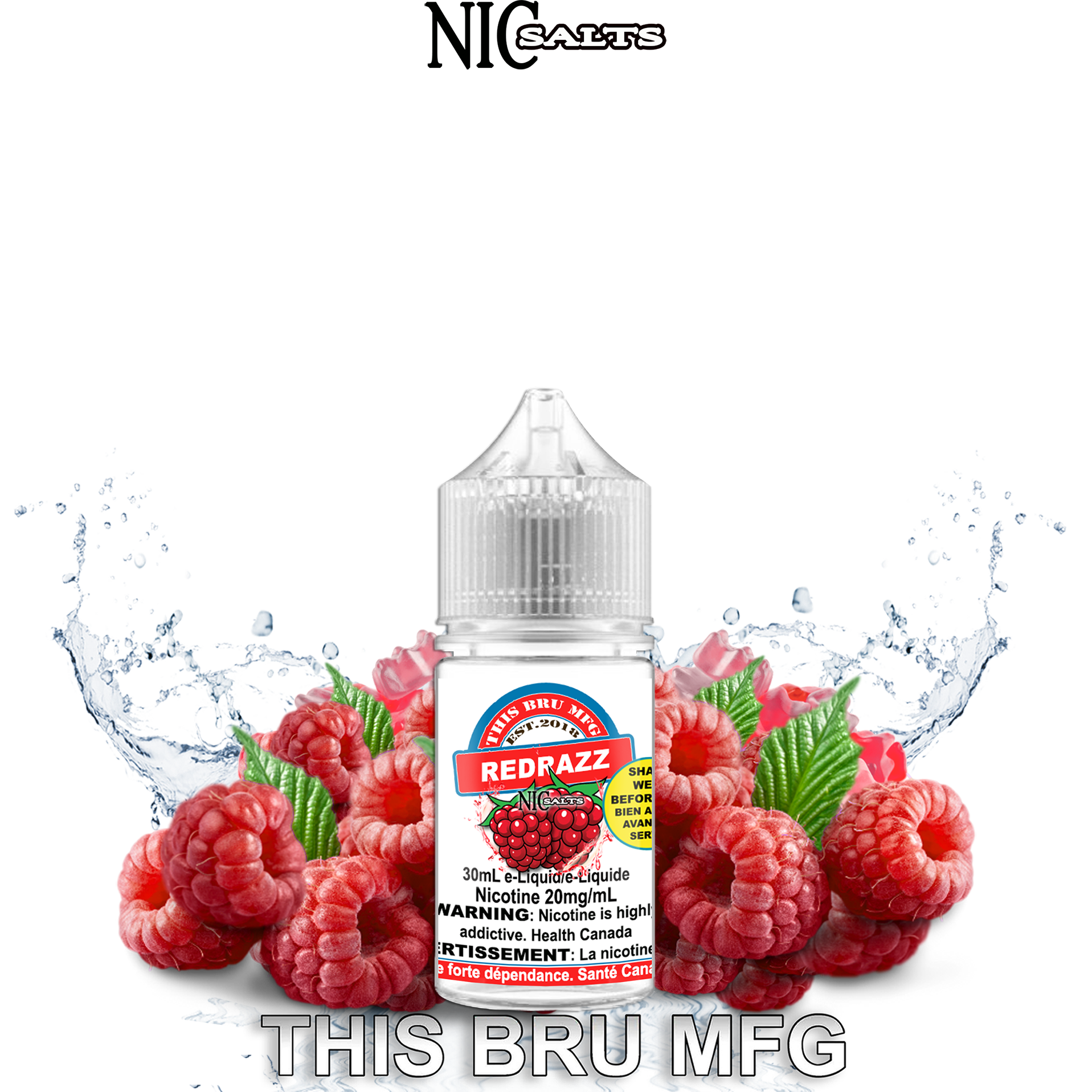 CUSTOM THIS BRU MFG SALT - REDRAZZ 30ML