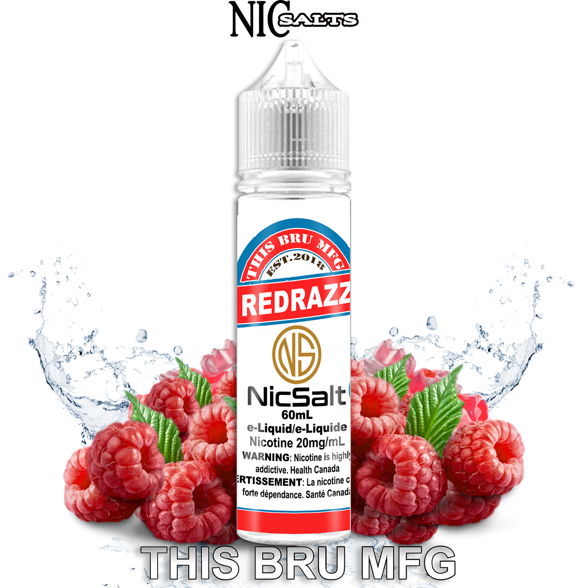 THIS BRU MFG - REDRAZZ SALT 60ML