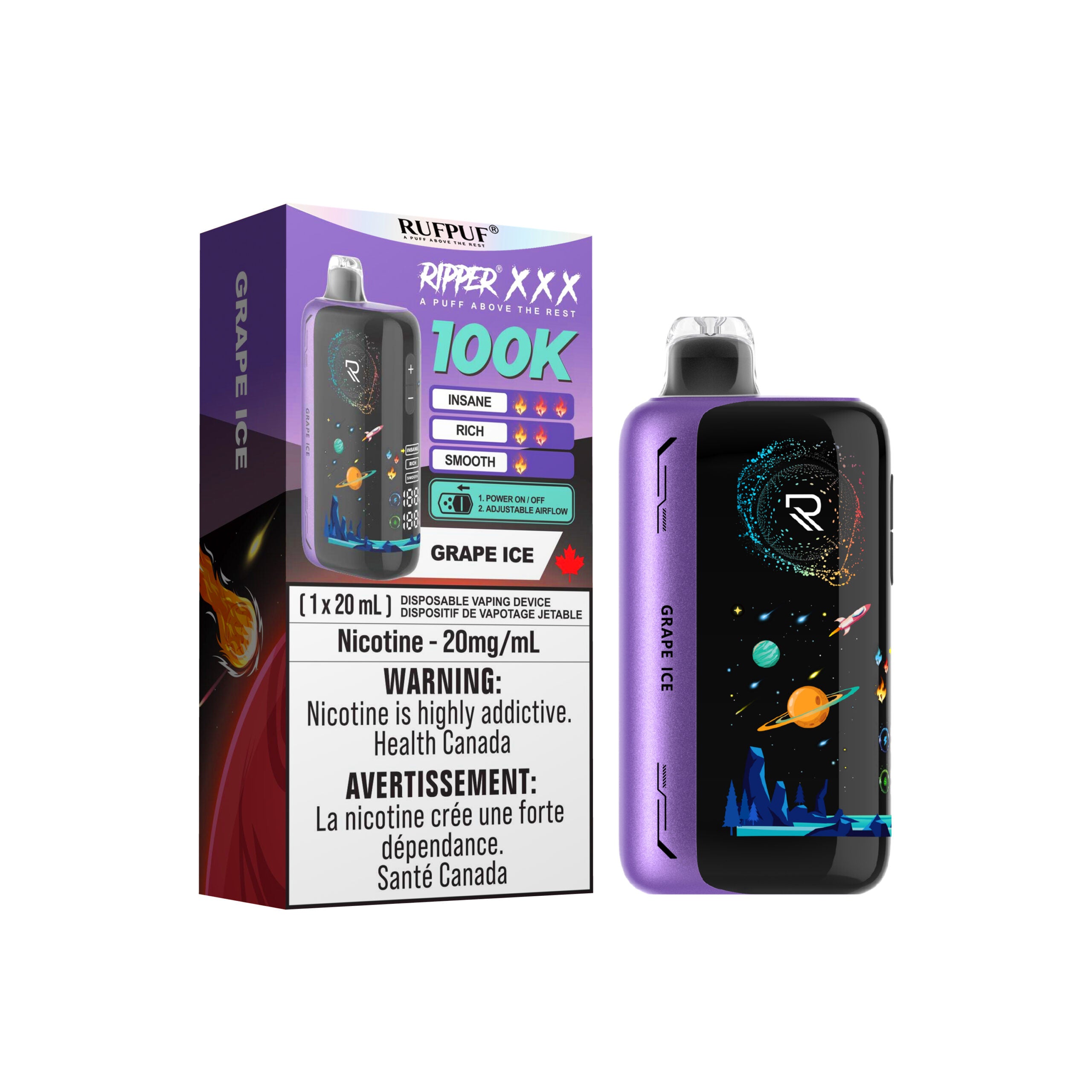 RUFPUF RIPPER XXX 100K DISPOSABLE