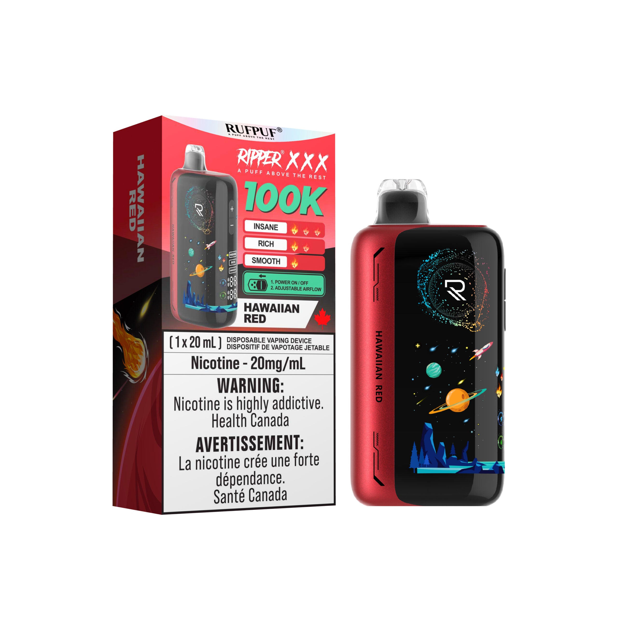 RUFPUF RIPPER XXX 100K DISPOSABLE
