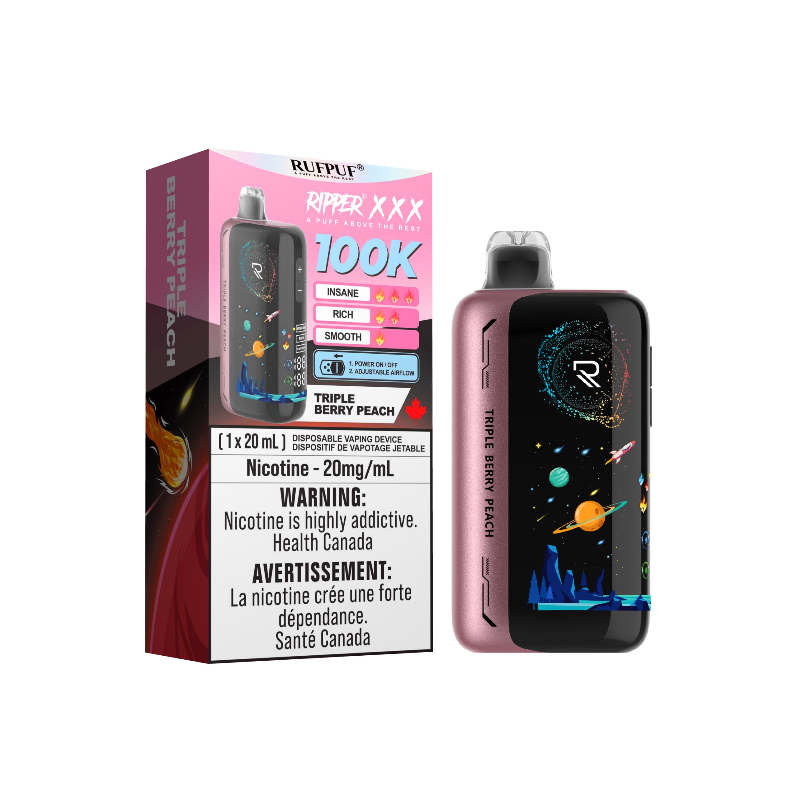 RUFPUF RIPPER XXX 100K DISPOSABLE