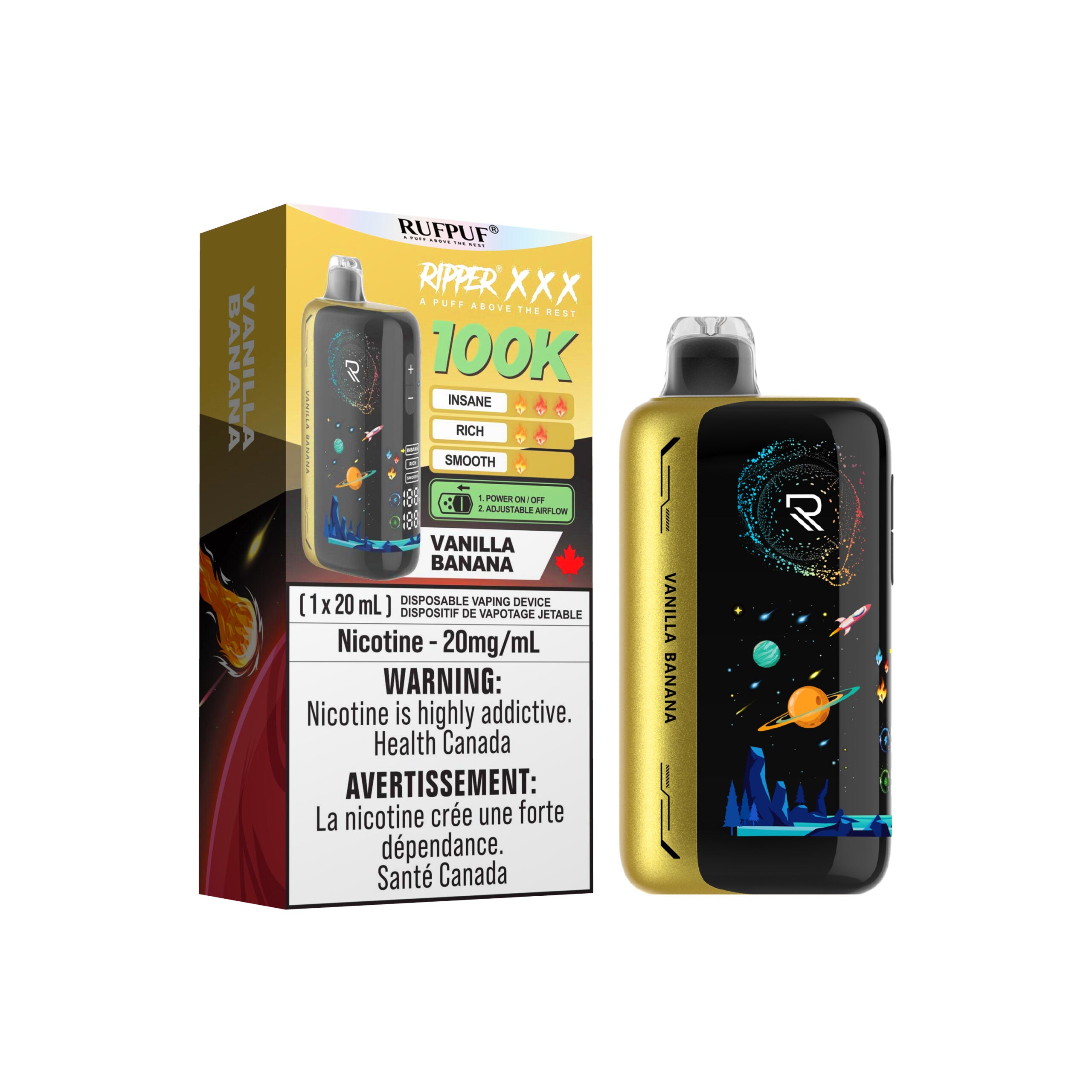 RUFPUF RIPPER XXX 100K DISPOSABLE