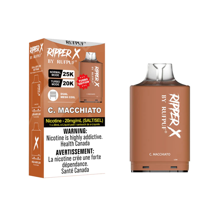 RIPPER X 20K C. Macchiato 20MG