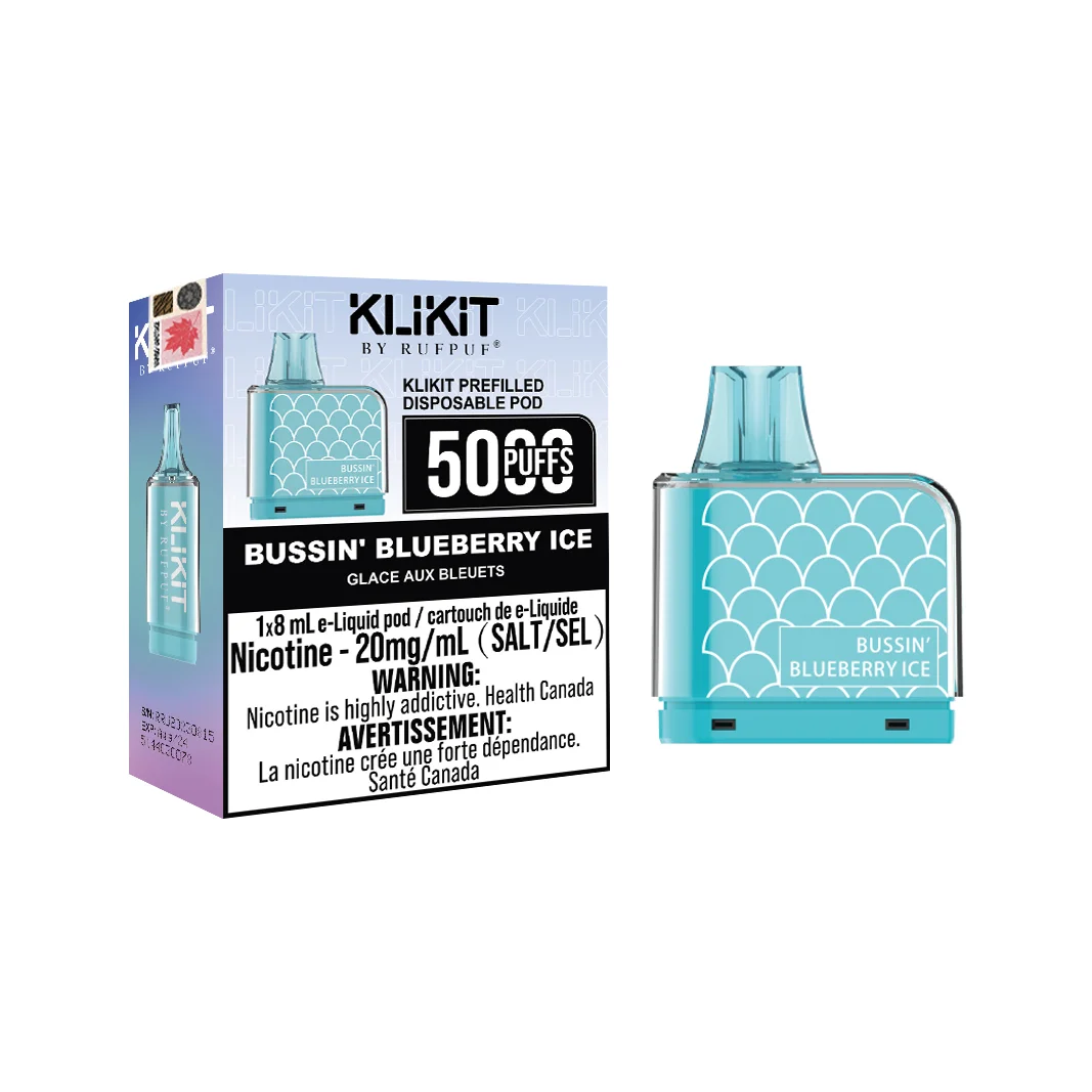 KLIKIT 5000 POD BLUEBERRY ICE 20MG