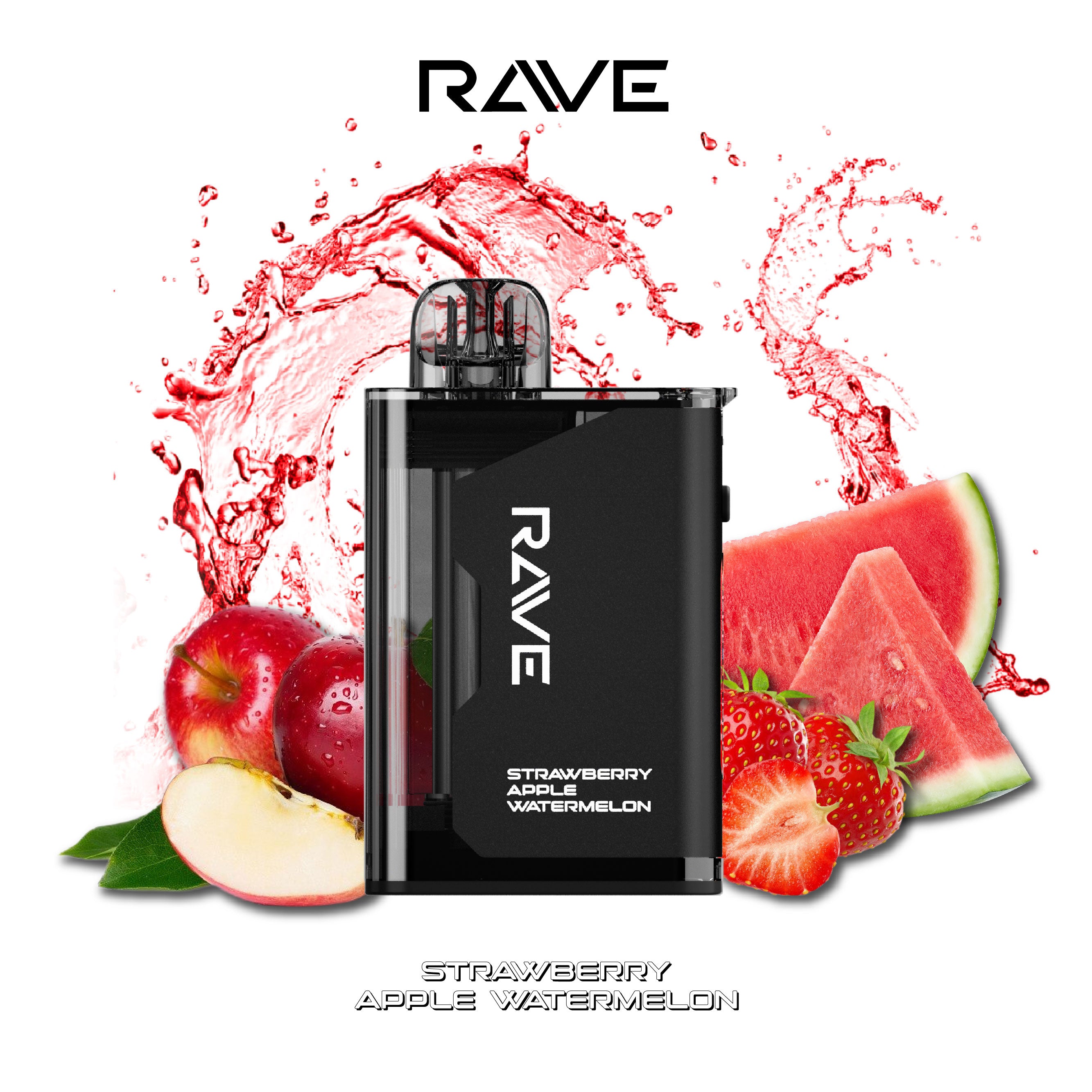 RAVE 30K STRAWBERRY APPLE WATERMELON 20MG