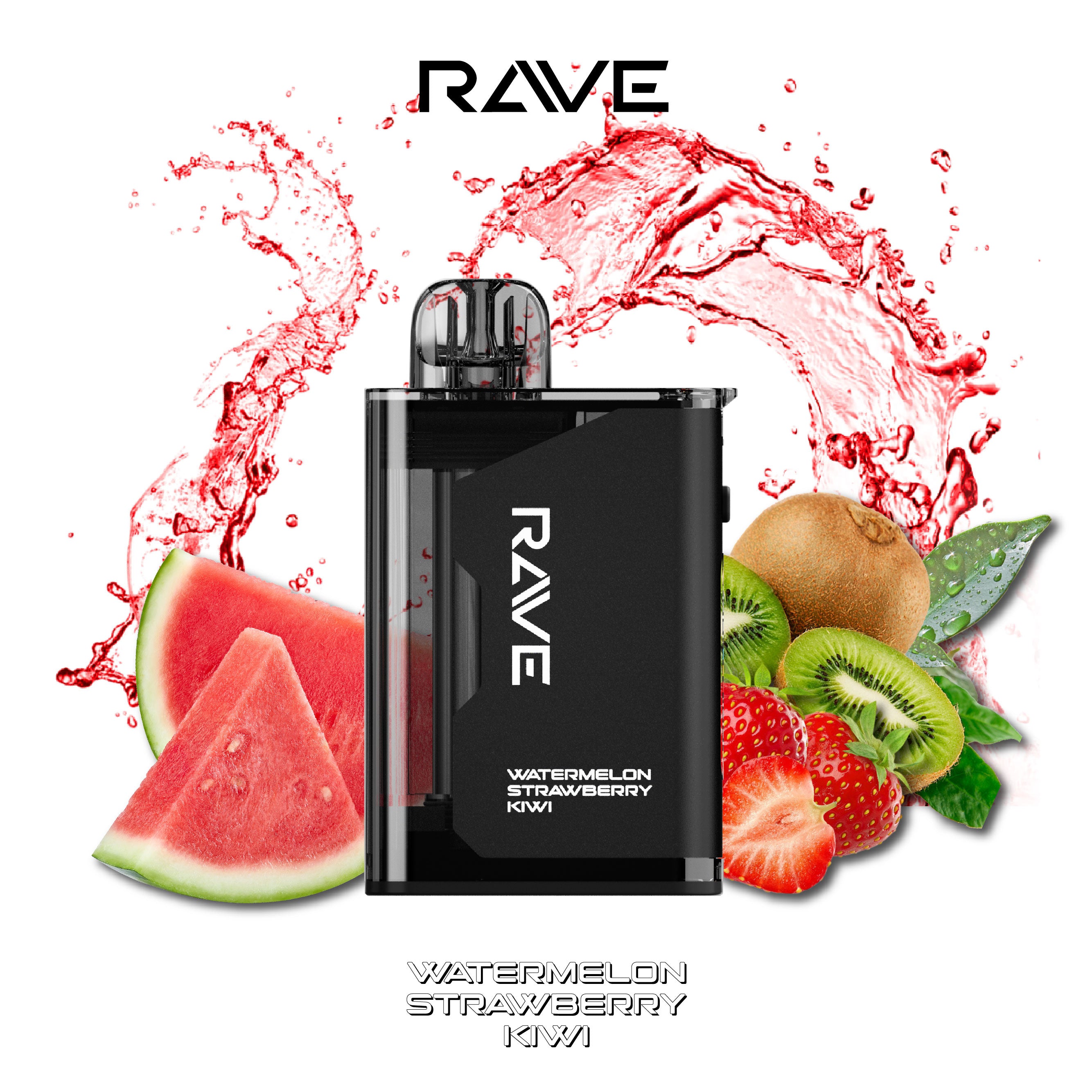 RAVE 30K WATERMELON STRAWBERRY KIWI 20MG