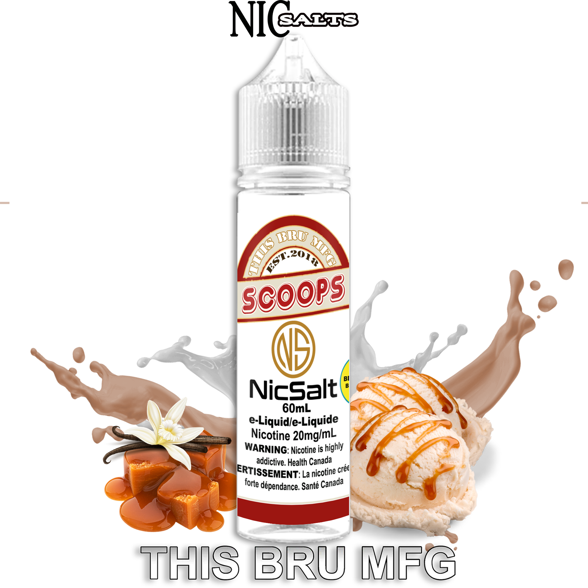 CUSTOM THIS BRU MFG SALT - SCOOPS 60ML