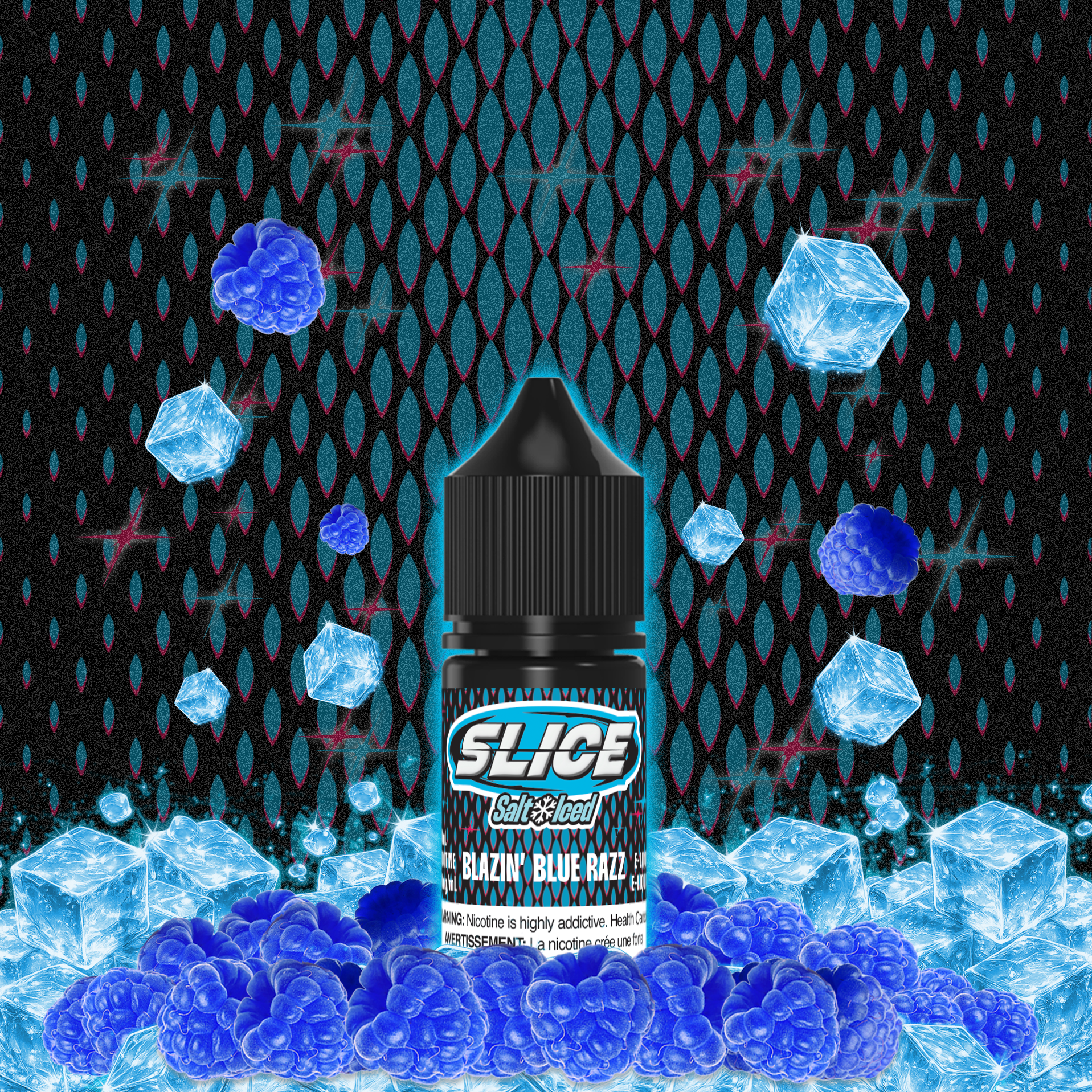 [BC/SK/NL/NS] SLICE SALT - BLAZIN' BLUE RAZZ (ICED)