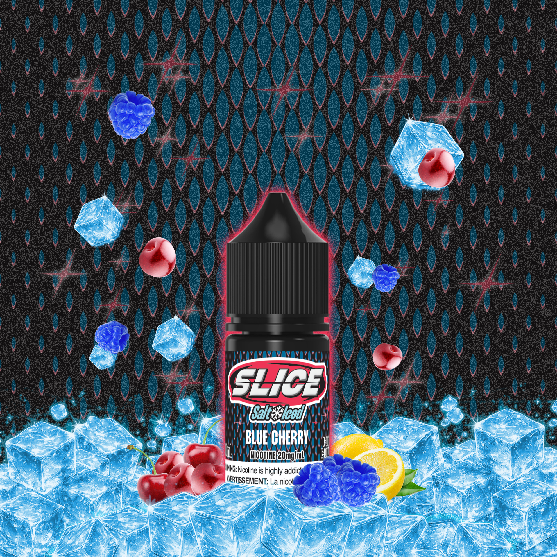 SLICE SALT - BLUE CHERRY (ICED)