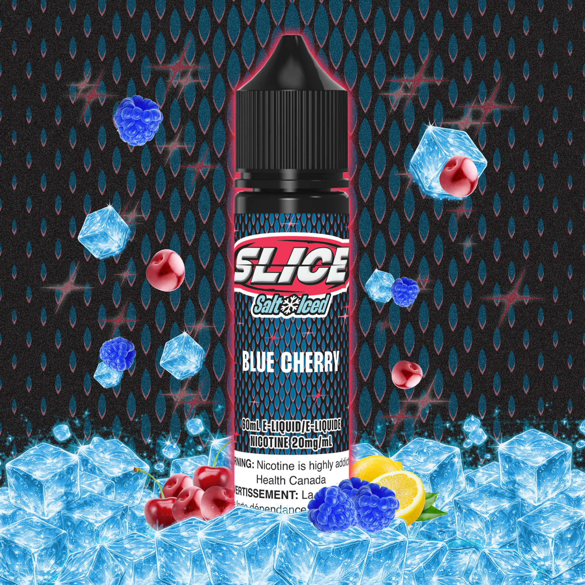 SLICE SALT - BLUE CHERRY (ICED)