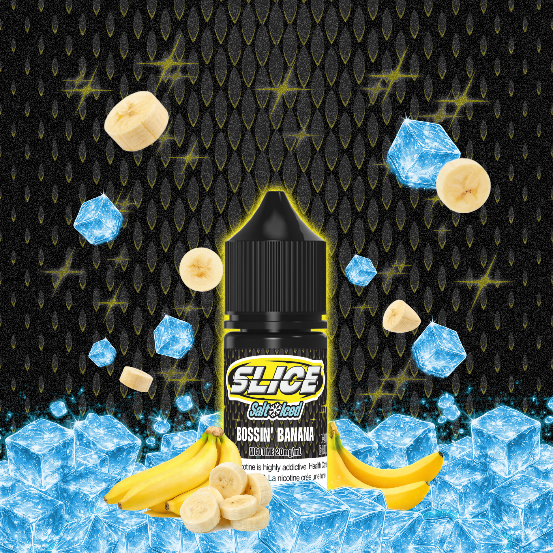 [BC/SK/NL] CUSTOM SLICE SALT - BOSSIN' BANANA (ICED)