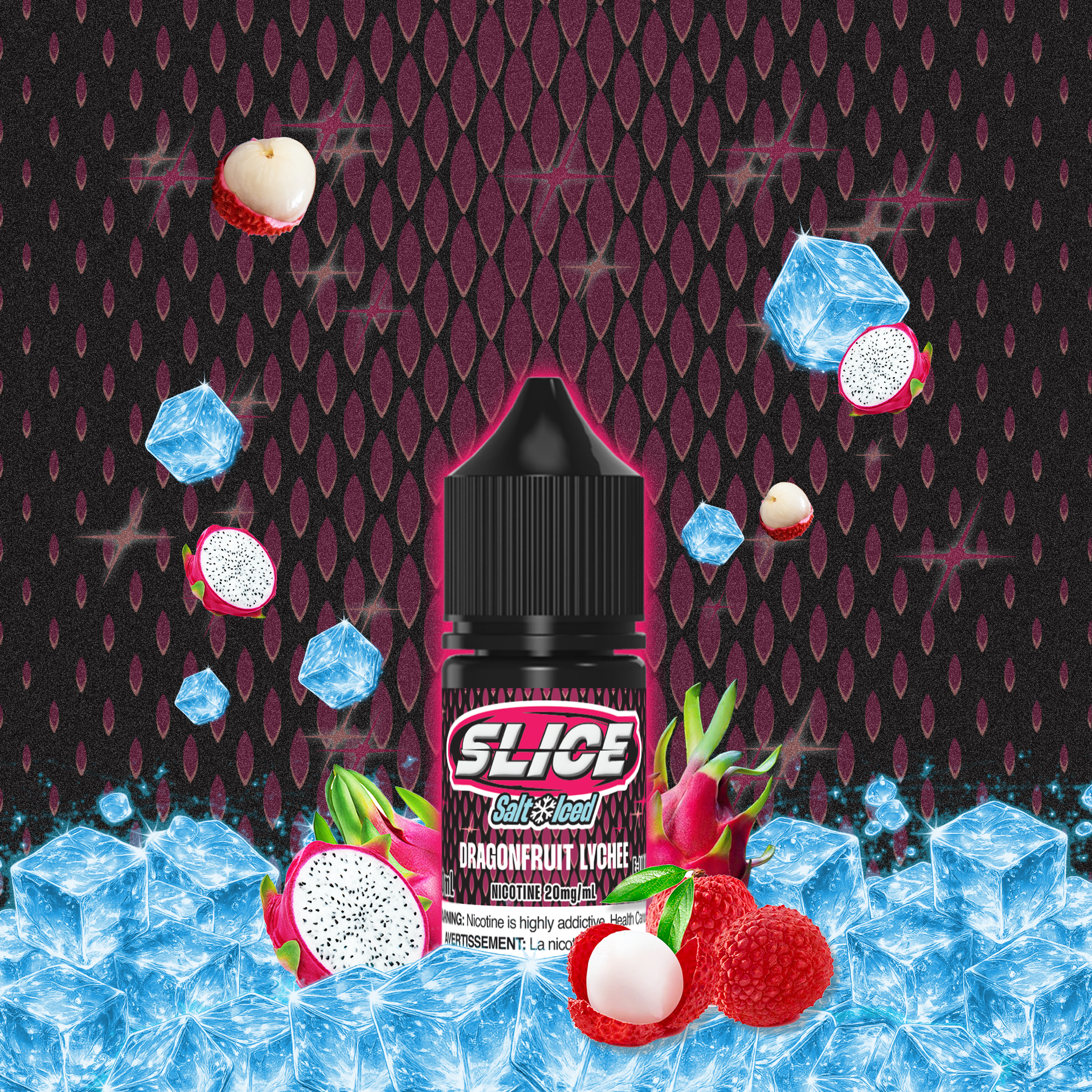 SLICE SALT - DRAGONFRUIT LYCHEE (ICED)