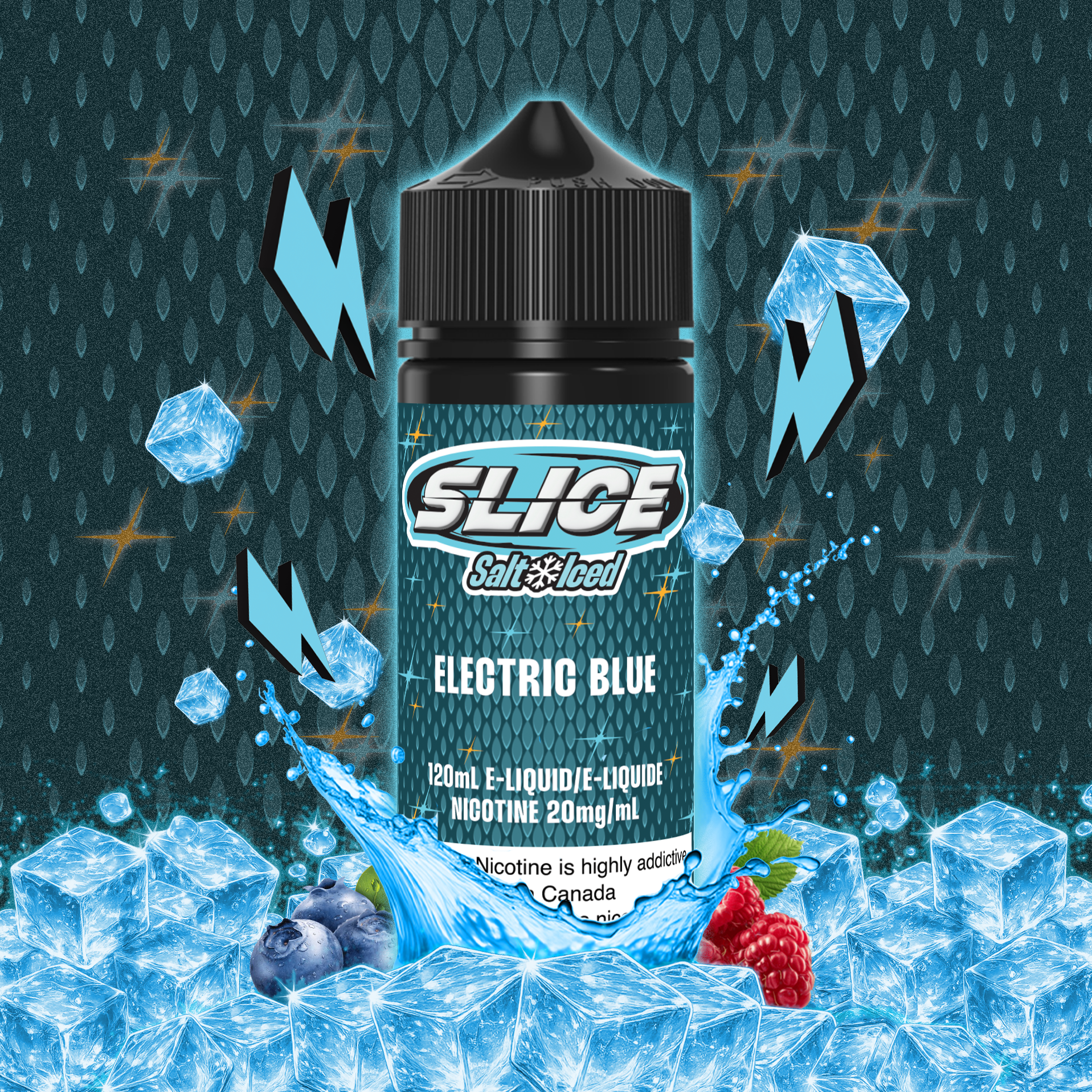 CUSTOM SLICE SALT - ELECTRIC BLUE