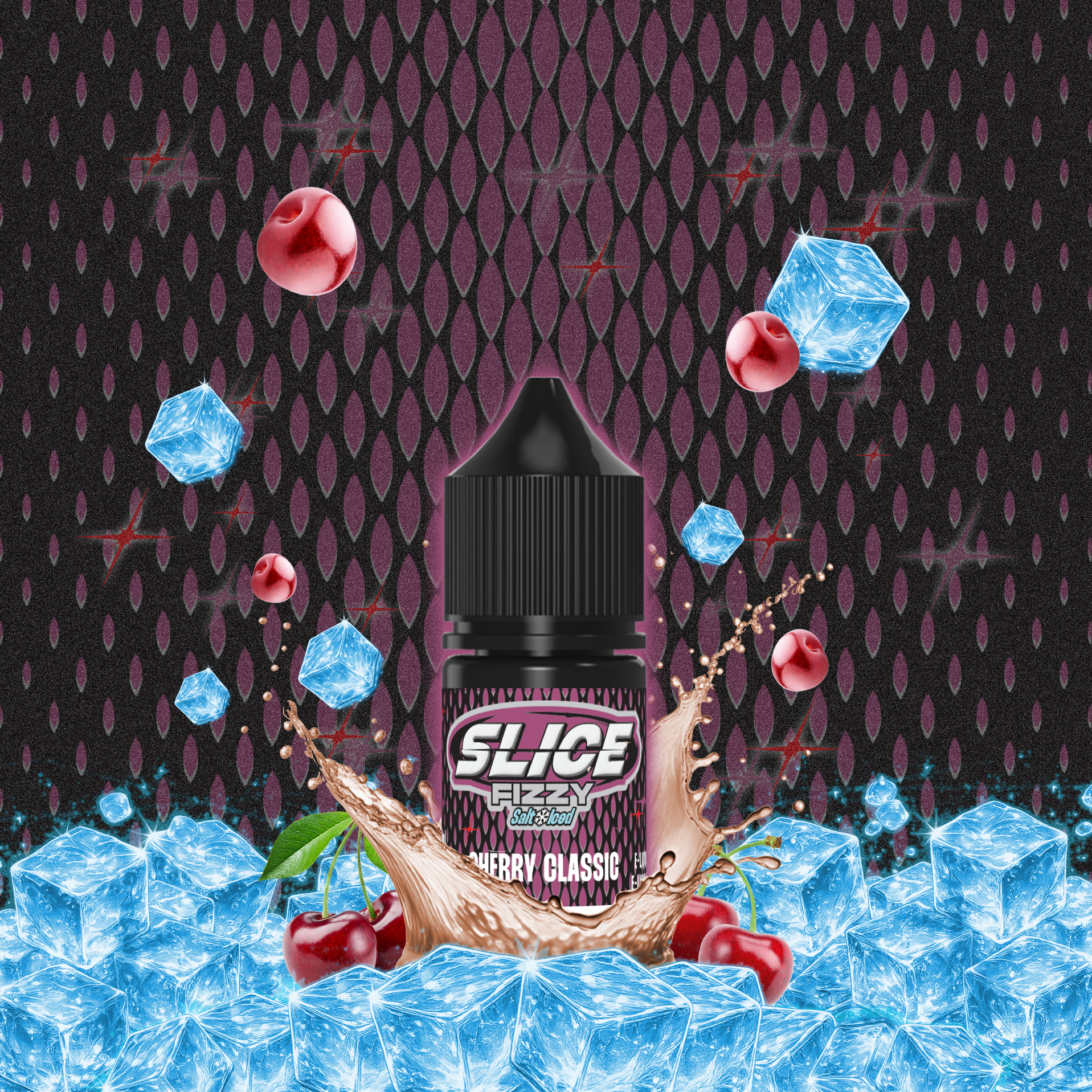 [BC/SK/NL/NS] SLICE SALT - FIZZY CHERRY CLASSIC (ICED)