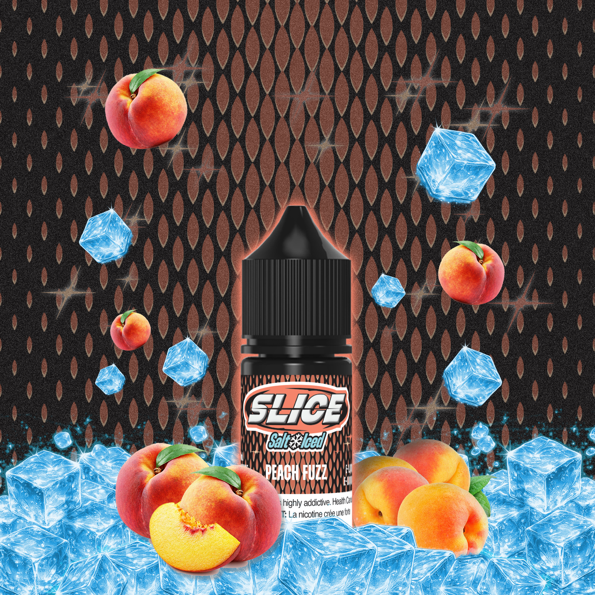 [BC/SK/NL/NS] SLICE SALT - PEACH FUZZ (ICED)