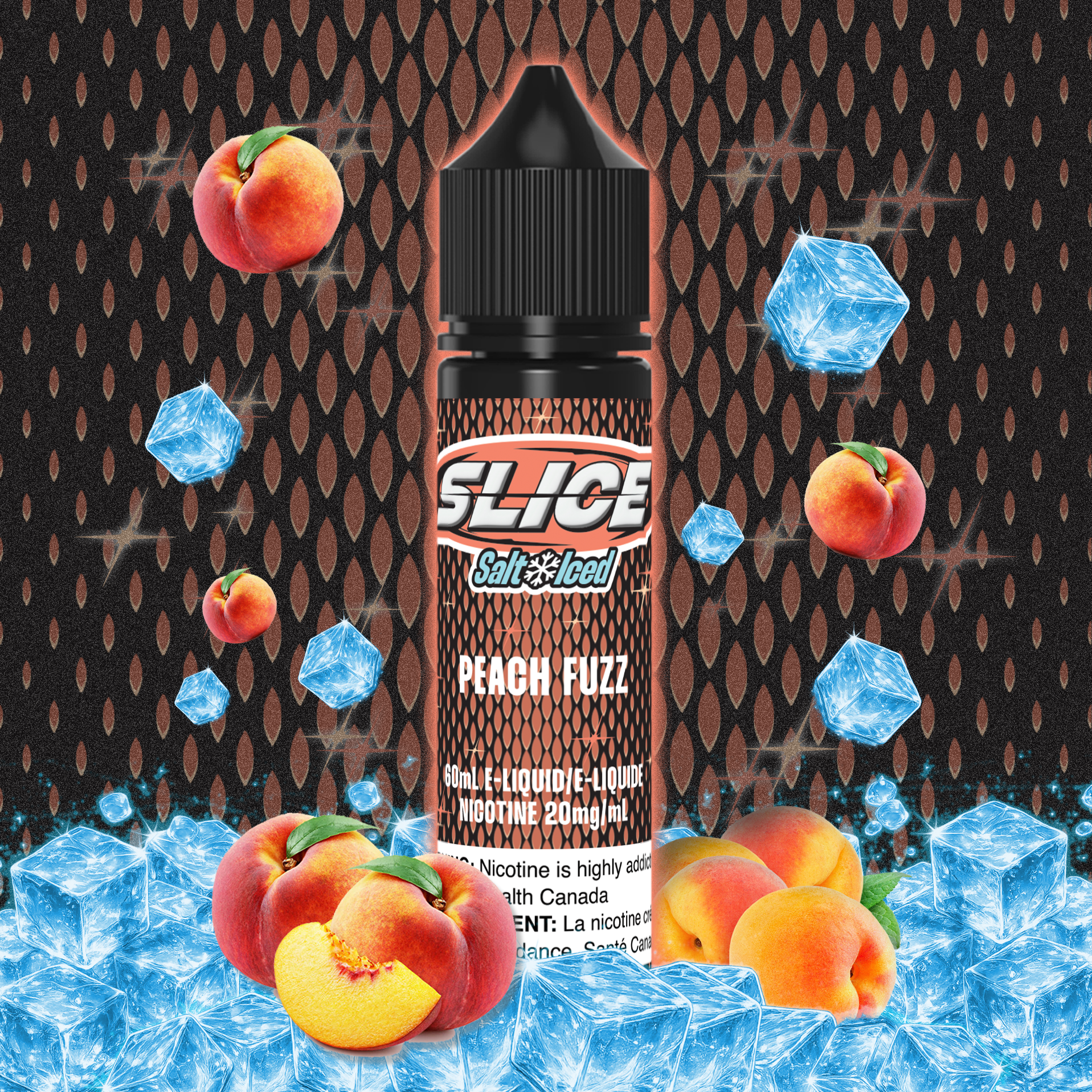 [BC/SK/NL/NS] SLICE SALT - PEACH FUZZ (ICED)