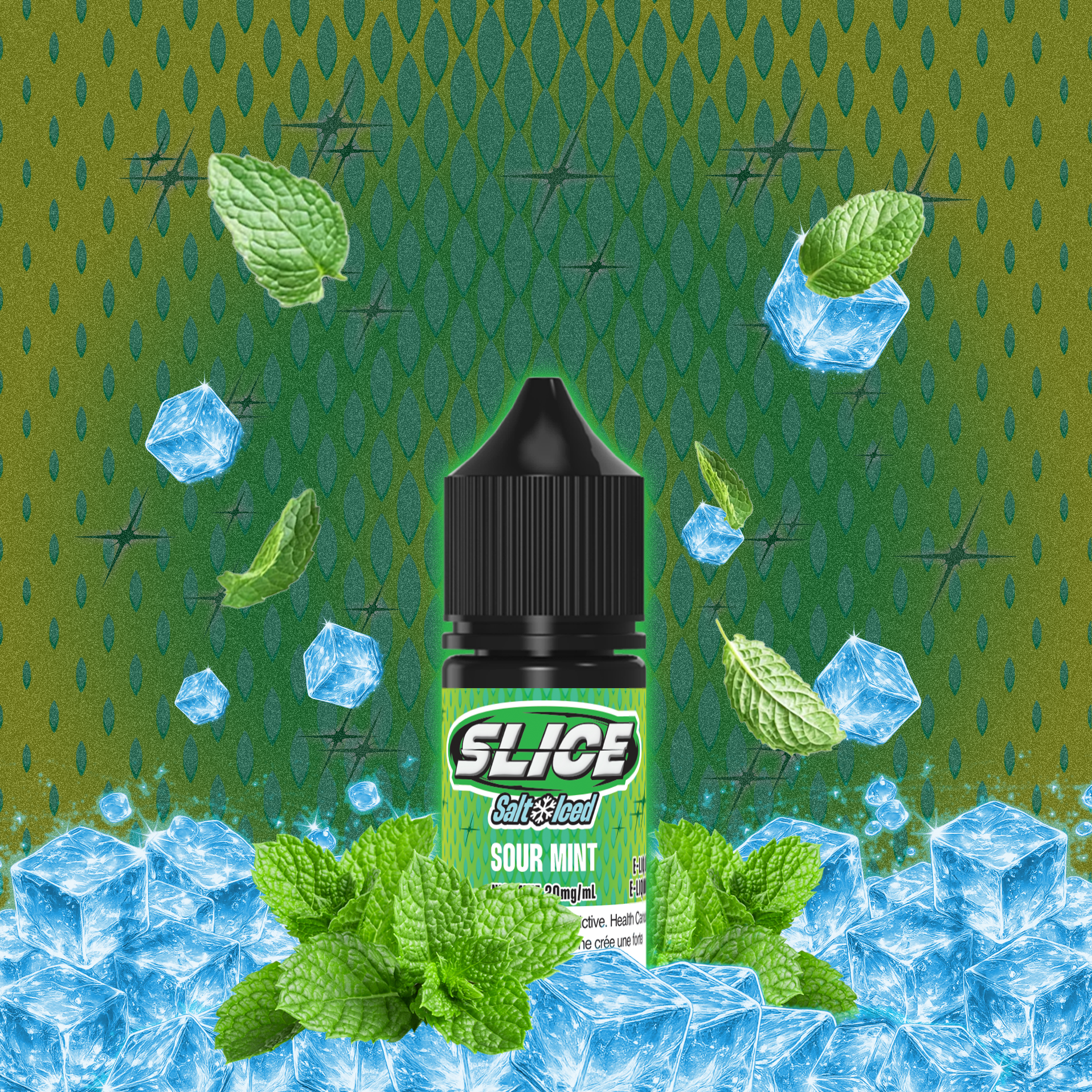 CUSTOM SLICE SALT - SOUR MINT (ICED)
