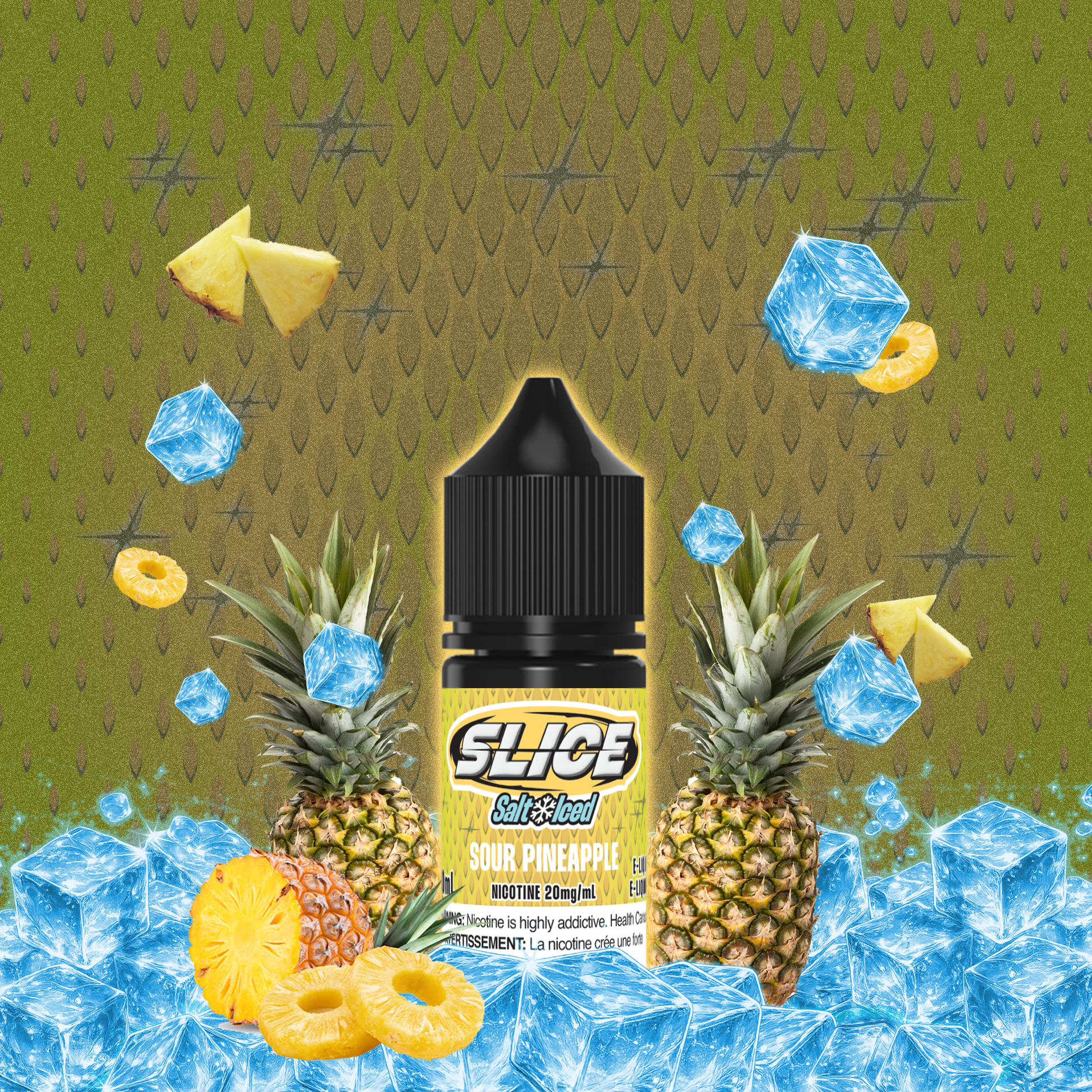 CUSTOM SLICE SALT - SOUR PINEAPPLE (ICED)