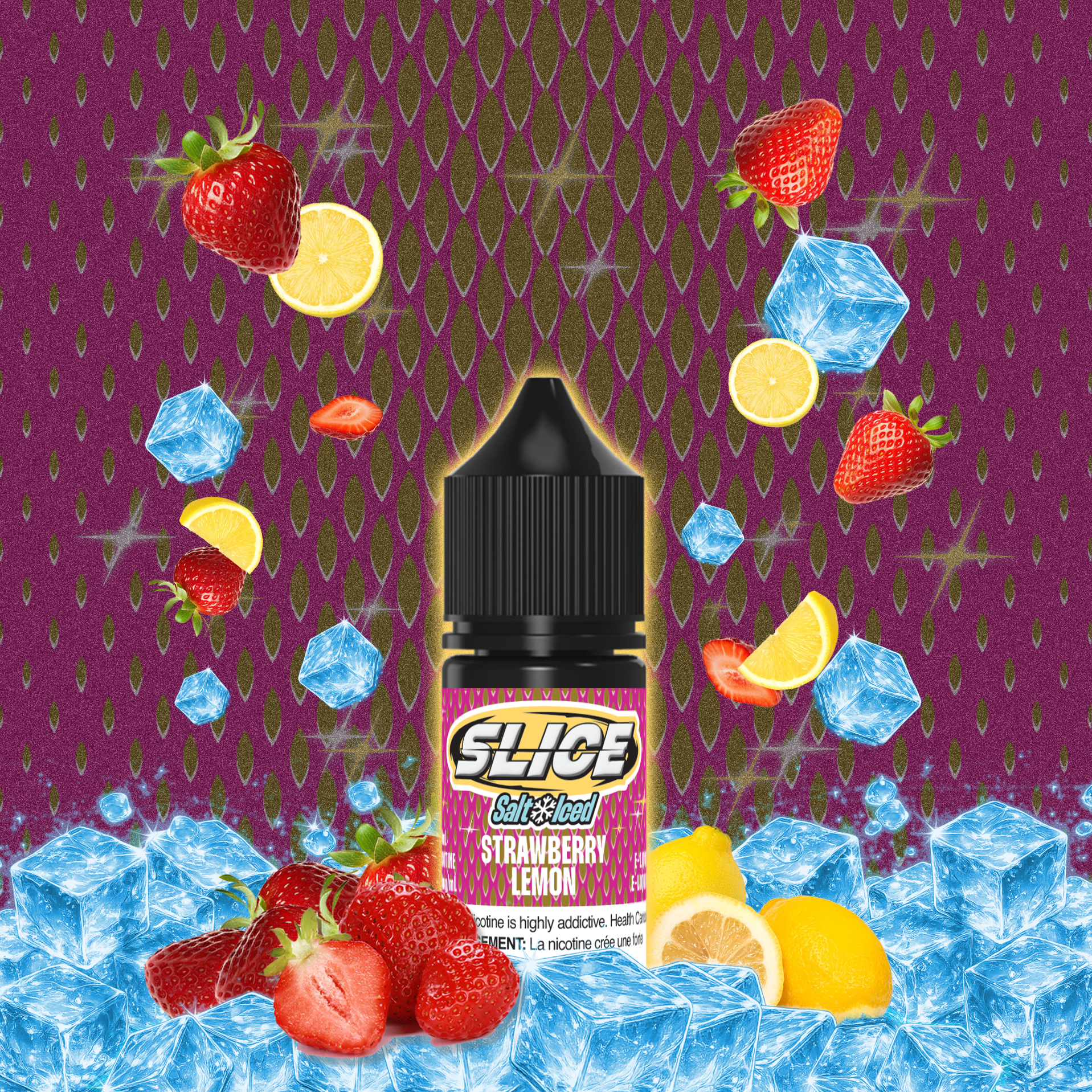 [BC/SK/NL/NS] SLICE SALT - STRAWBERRY LEMON (ICED)