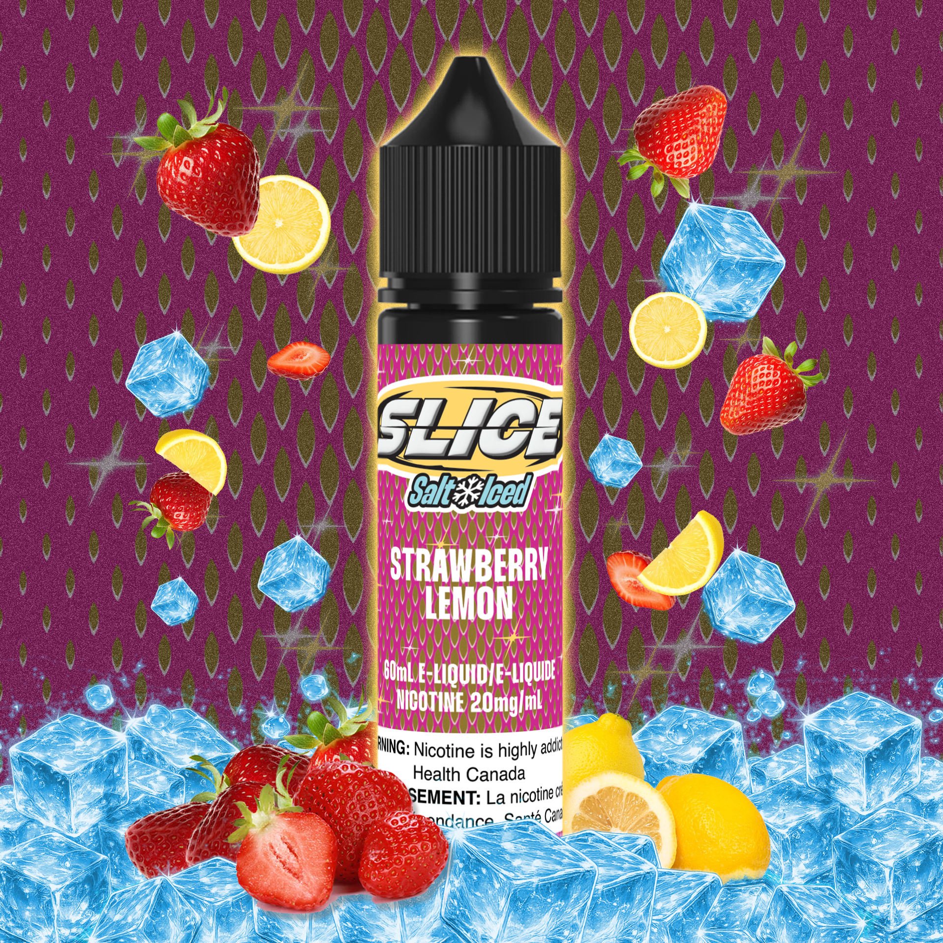 [BC/SK/NL/NS] SLICE SALT - STRAWBERRY LEMON (ICED)