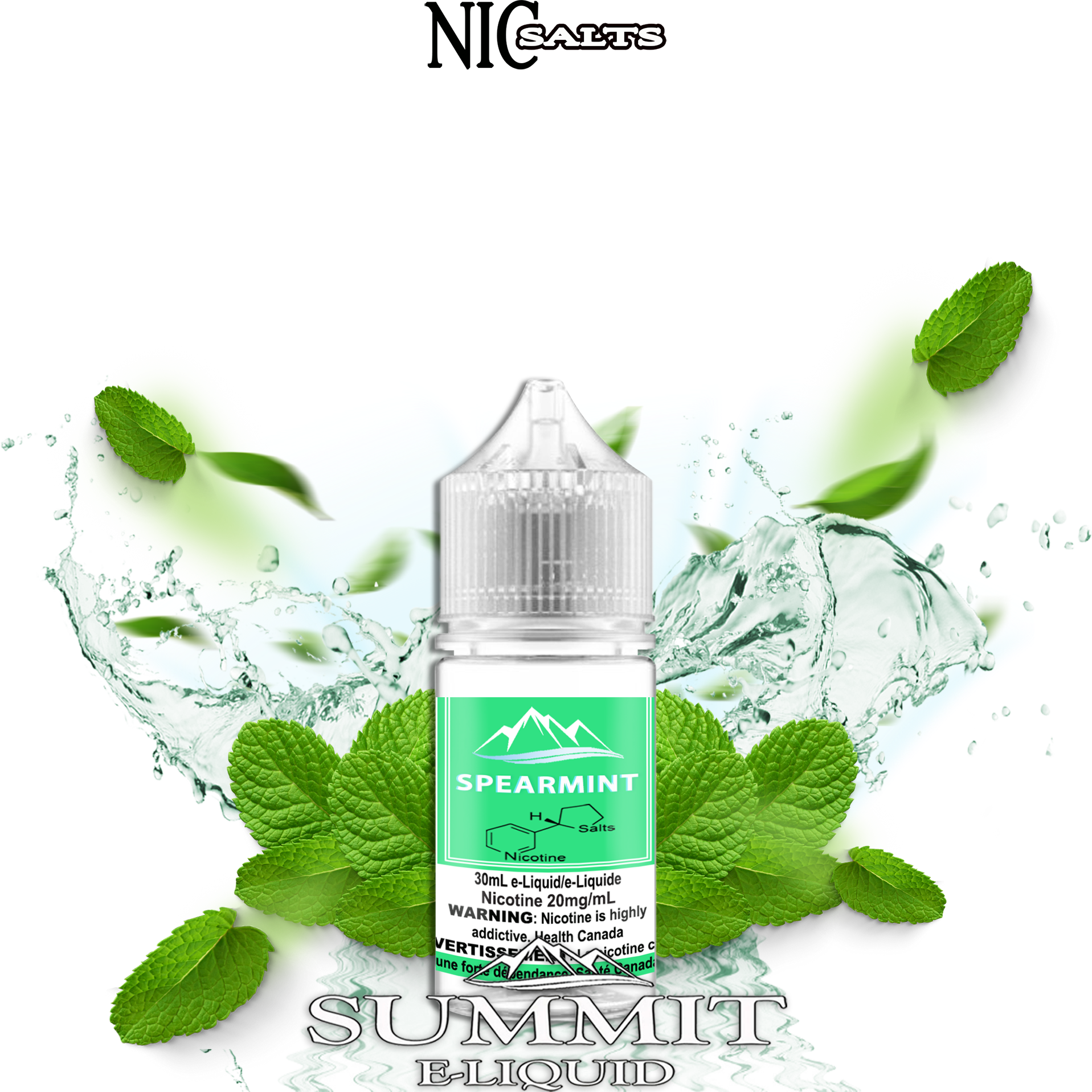 CUSTOM SUMMIT SALT - SPEARMINT 30ML