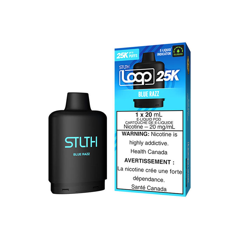 STLTH LOOP 25K POD BLUE RAZZ 20MG