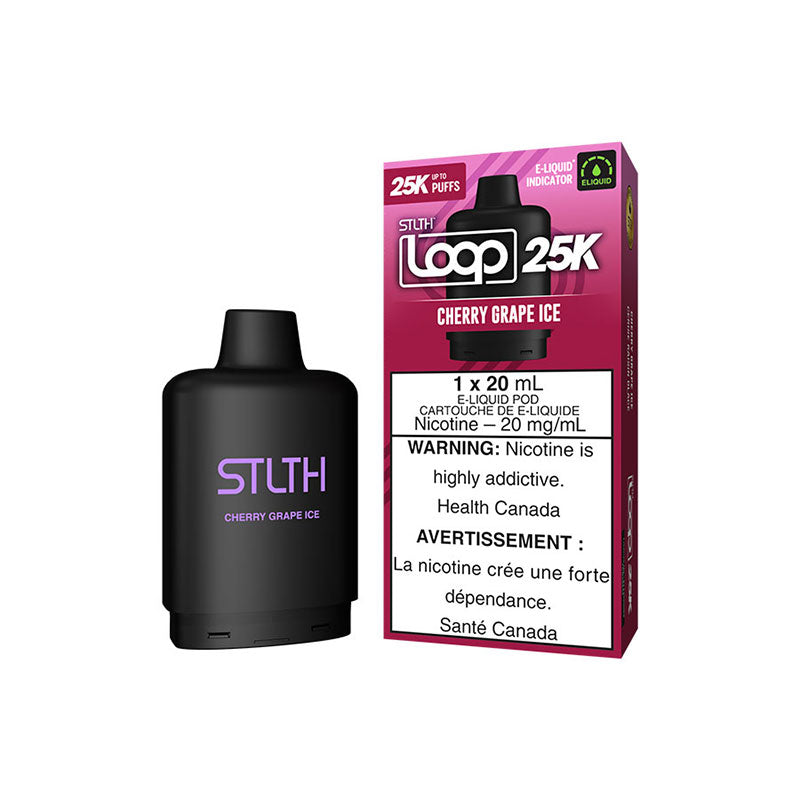 LOOP POD STLTH 25K CHERRY GRAPE ICE 20MG