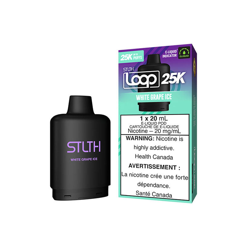 STLTH LOOP 25K POD WHITE GRAPE ICE 20MG