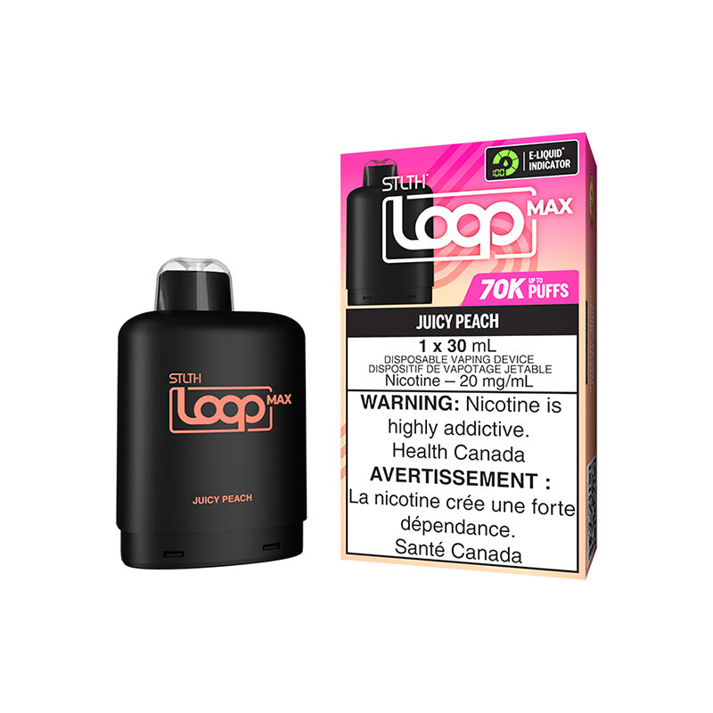 STLTH LOOP MAX POD 70K JUICY PEACH ICE 20MG