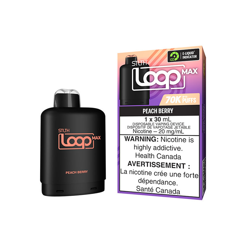 STLTH LOOP MAX POD 70K PEACH BERRY 20MG