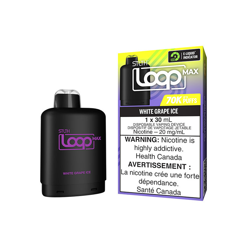 STLTH LOOP MAX POD 70K WHITE GRAPE ICE 20MG