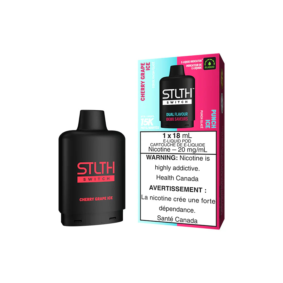 STLTH SWITCH - CHERRY GRAPE ICE AND PUNCH ICE