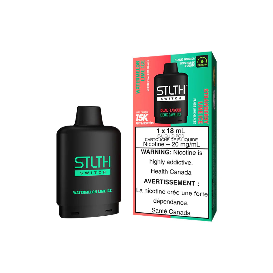 STLTH SWITCH - WATERMELON LIME ICE AND STRAWBERRY LIME ICE