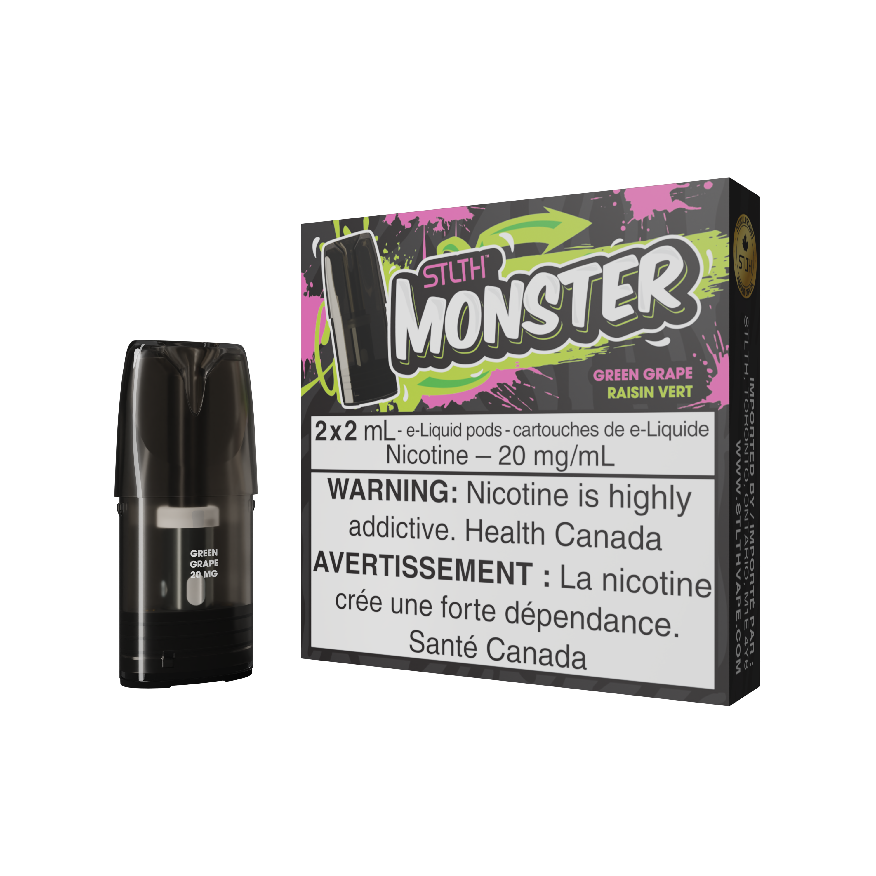 [BC/SK/NL/NS] STLTH MONSTER POD PACK (2-PACK)