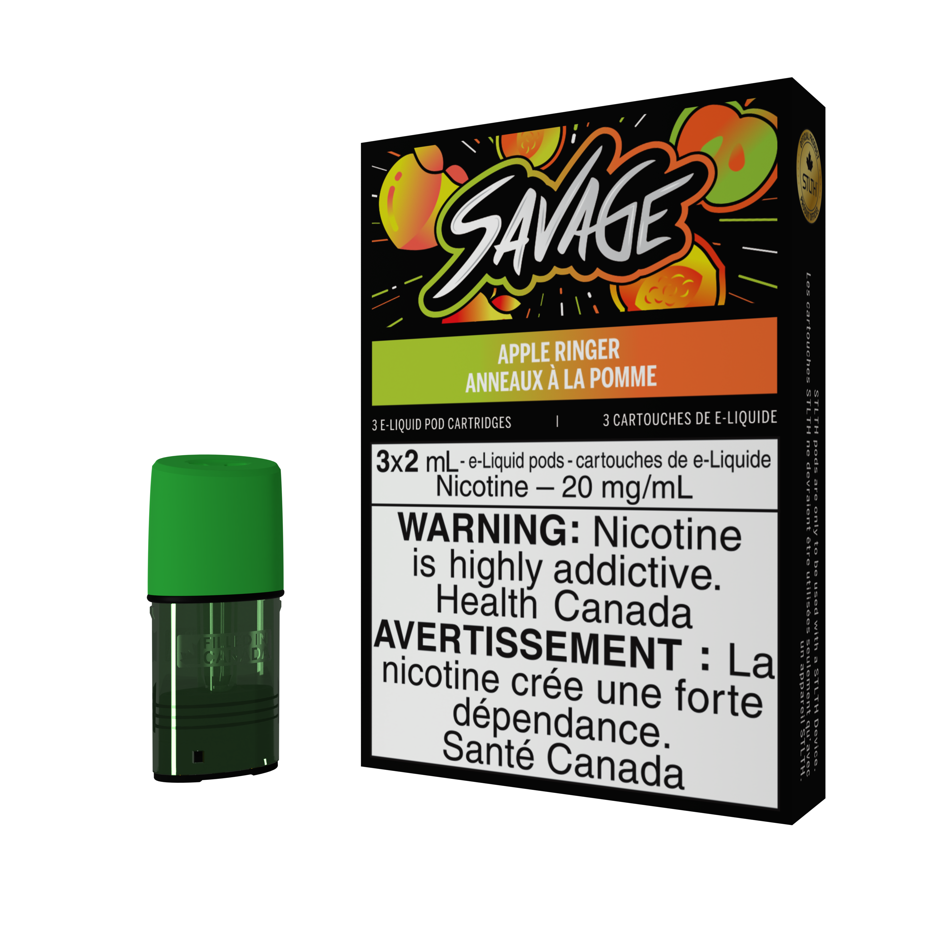 STLTH POD PACK SAVAGE - APPLE RINGER