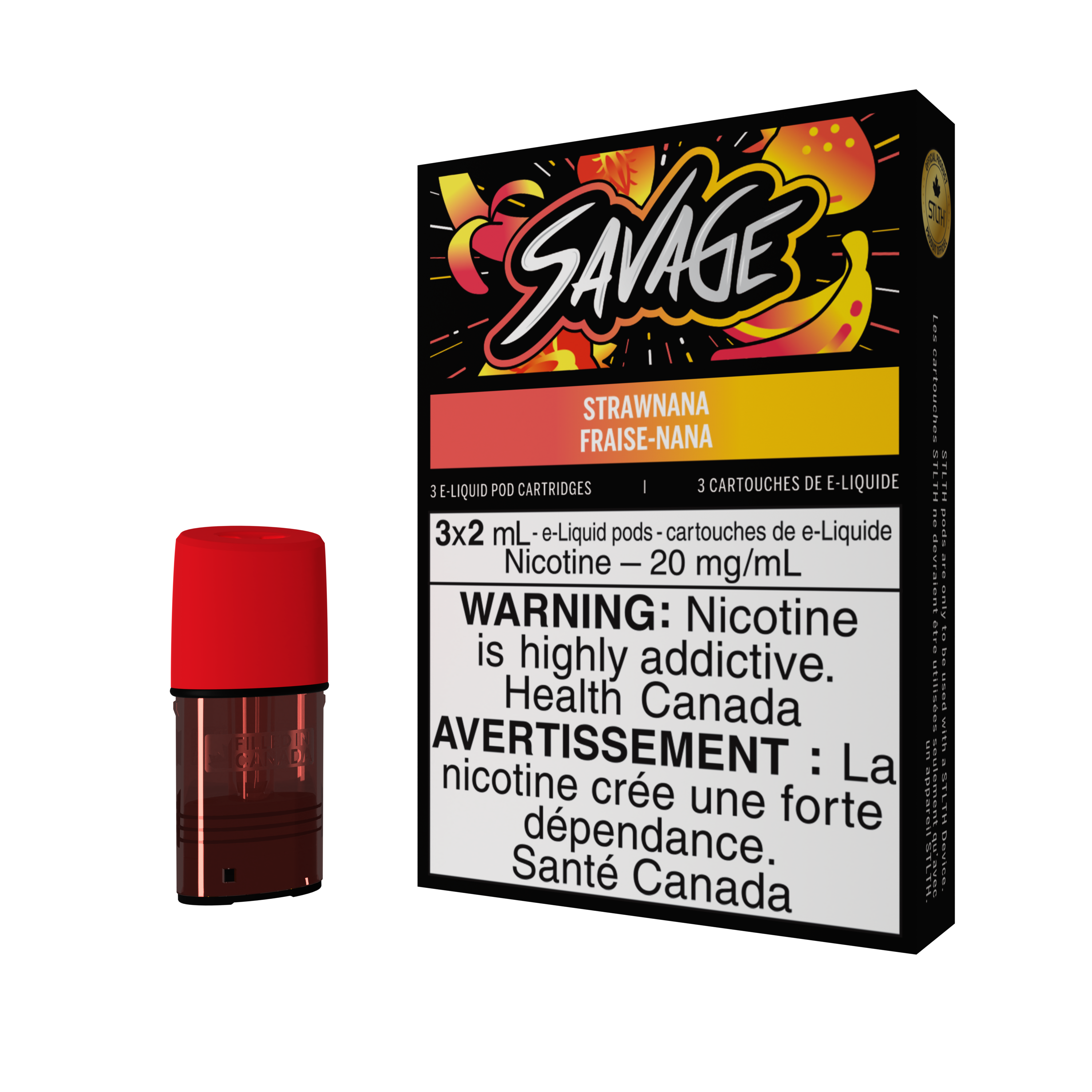 STLTH POD PACK SAVAGE - STRAWNANA