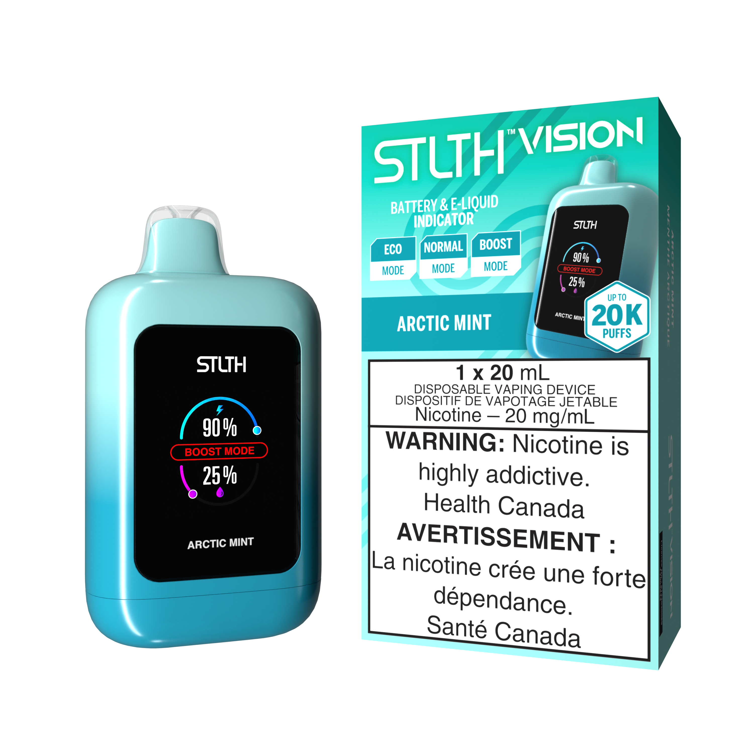 STLTH VISION 20K ARCTIC MINT 20MG