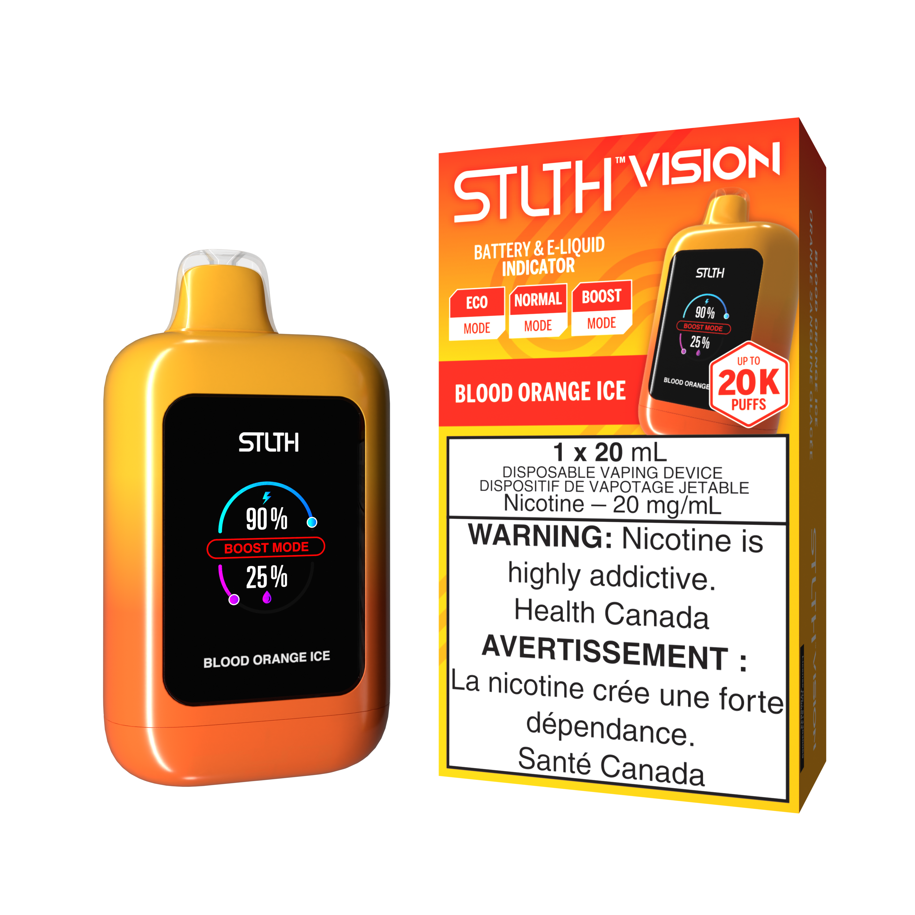 STLTH VISION 20K BLOOD ORANGE ICE 20MG