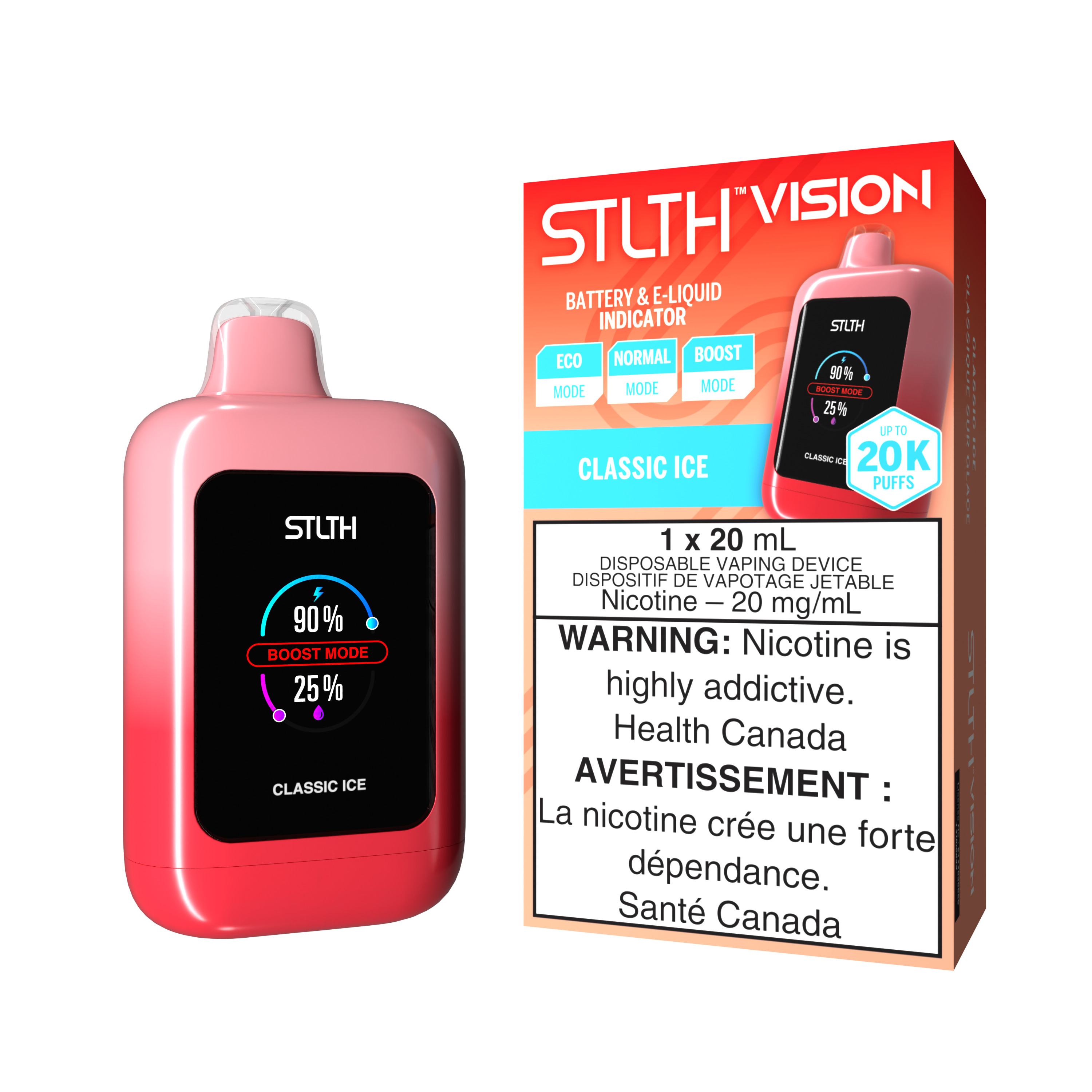 STLTH VISION 20K CLASSIC ICE 20MG