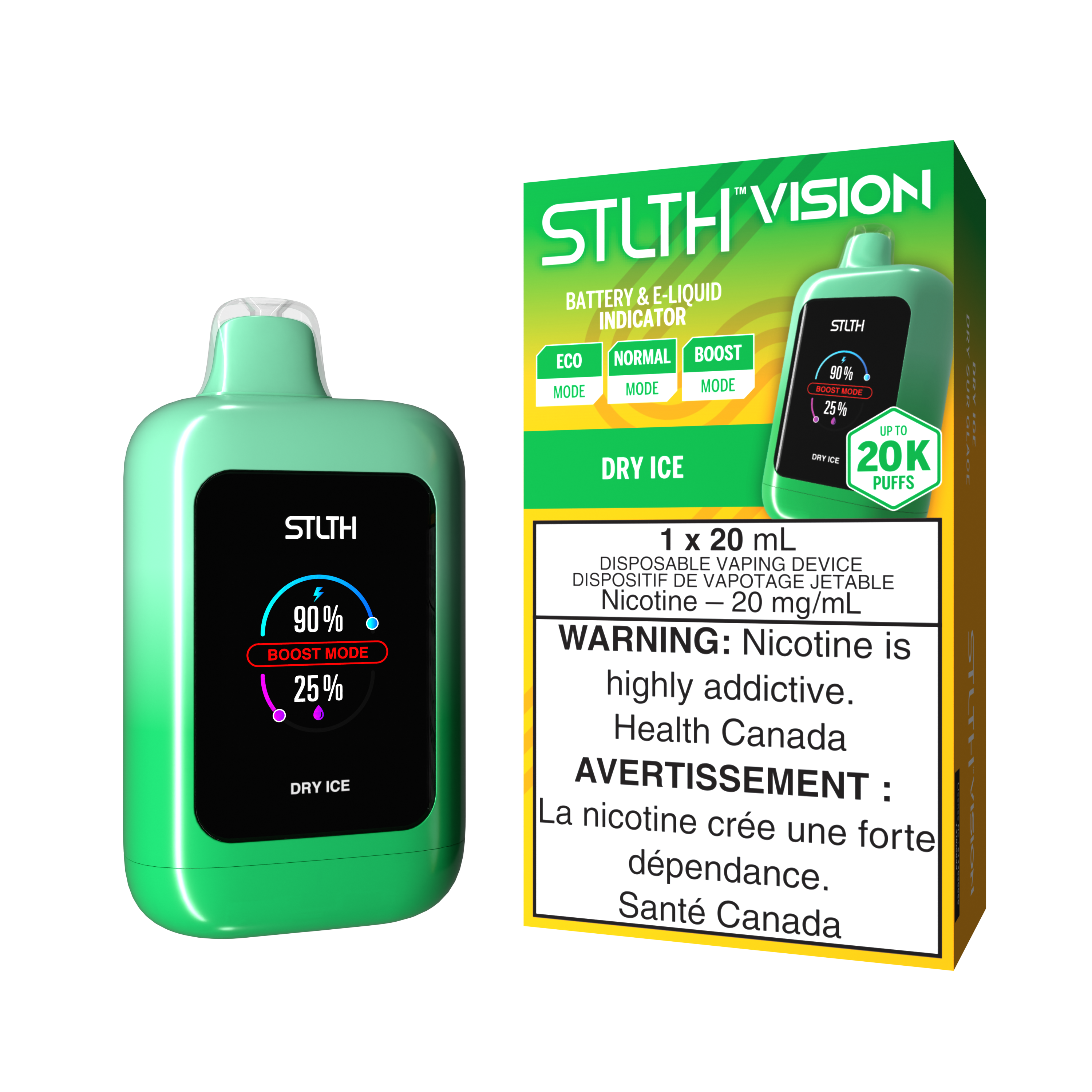 STLTH VISION 20K DRY ICE 20MG