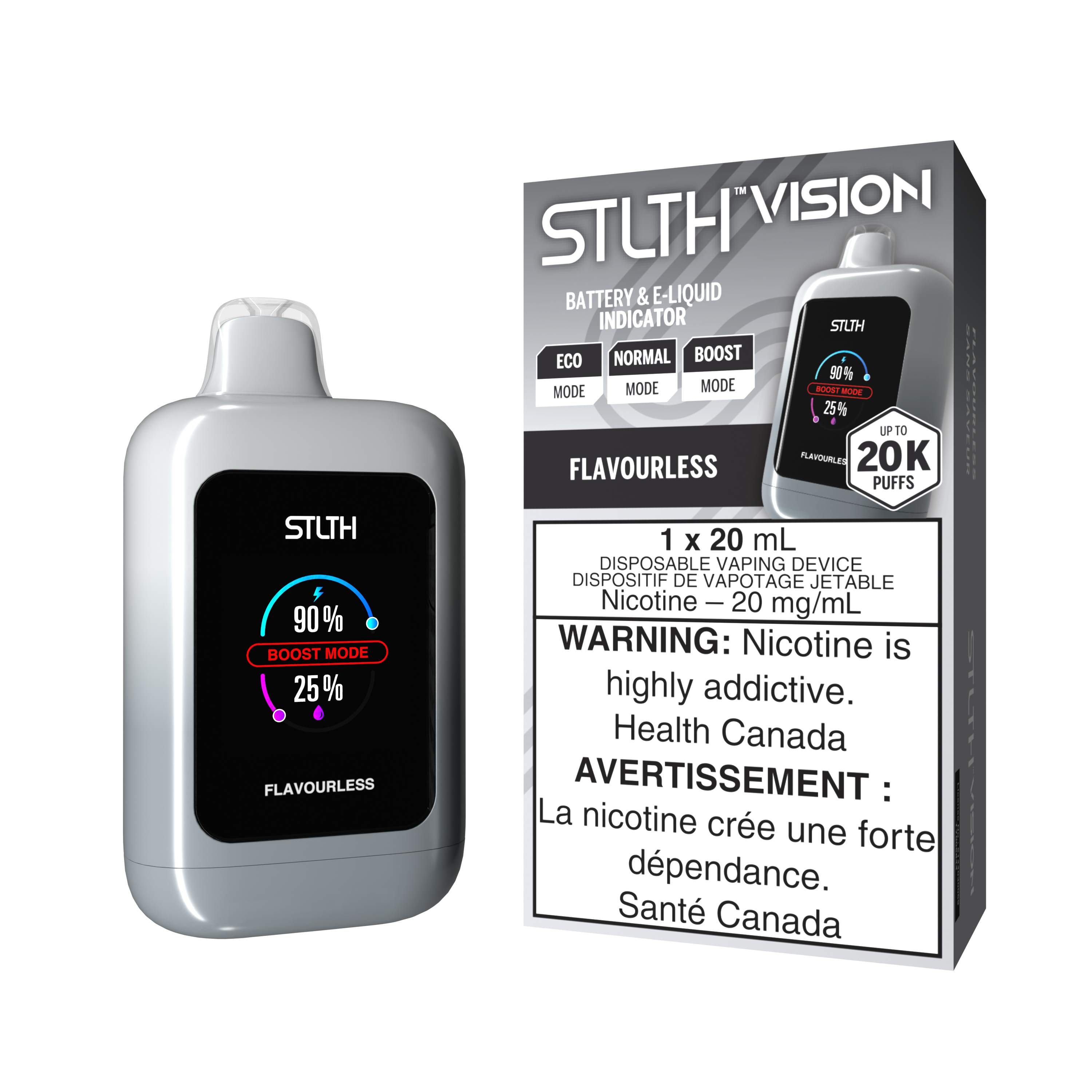 STLTH VISION 20K FLAVOURLESS 20MG