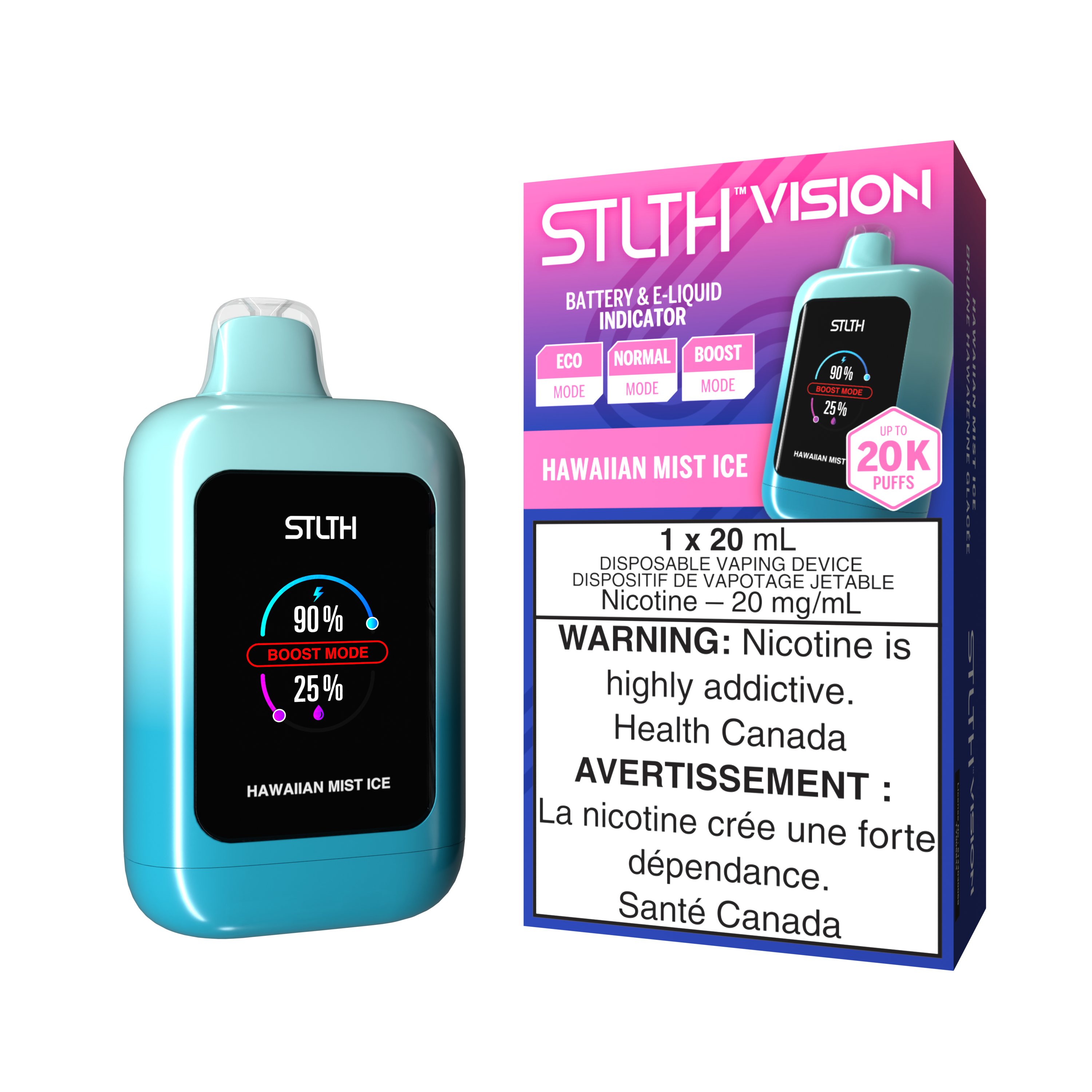 STLTH VISION 20K HAWAIIAN MIST ICE 20MG