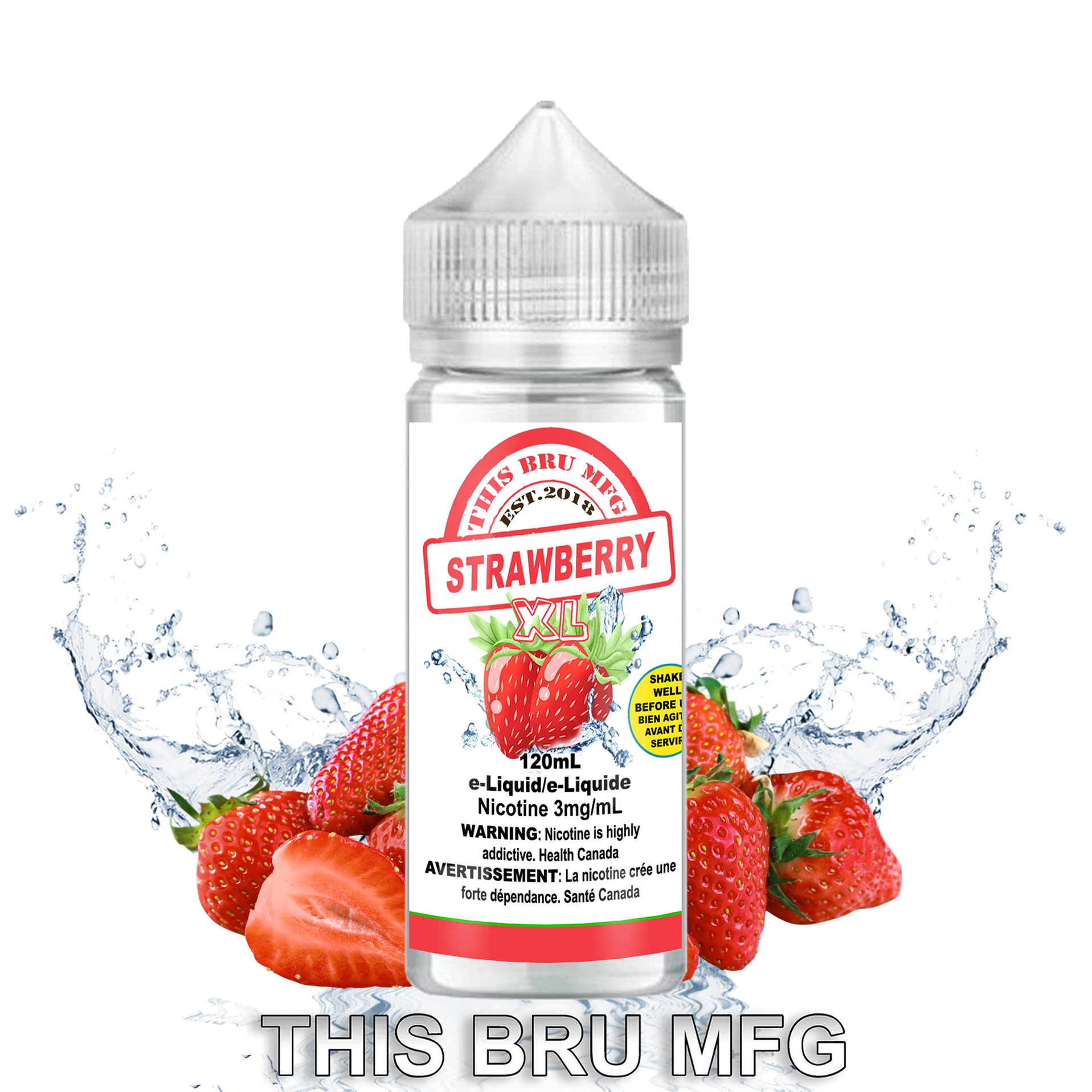 CUSTOM THIS BRU MFG - STRAWBERRY 120ML