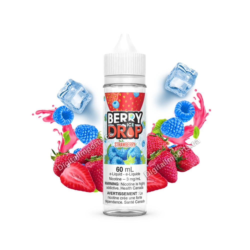 BERRY DROP ICE - STRAWBERRY ICE