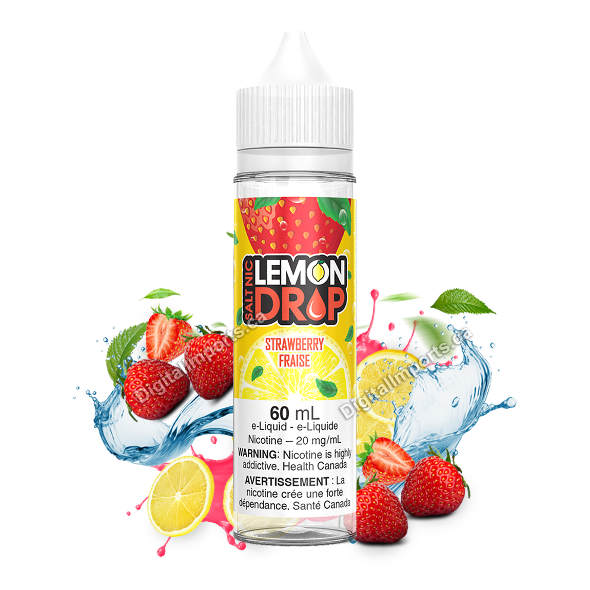 [BC/SK/NL/NS] LEMON DROP SALT - STRAWBERRY 60ML