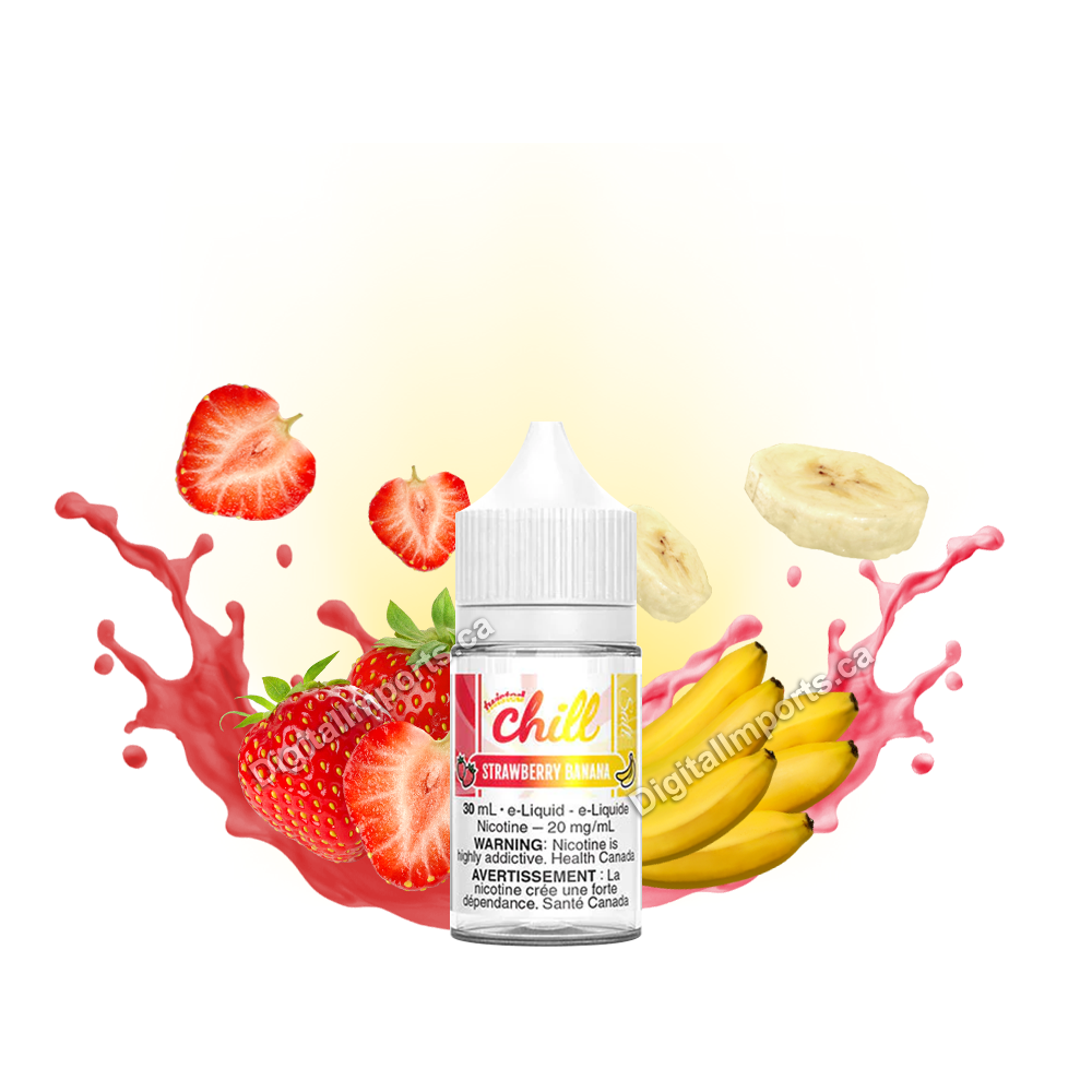 [BC/SK/NL/NS] CHILL SALT - STRAWBERRY BANANA TWISTED 30ML
