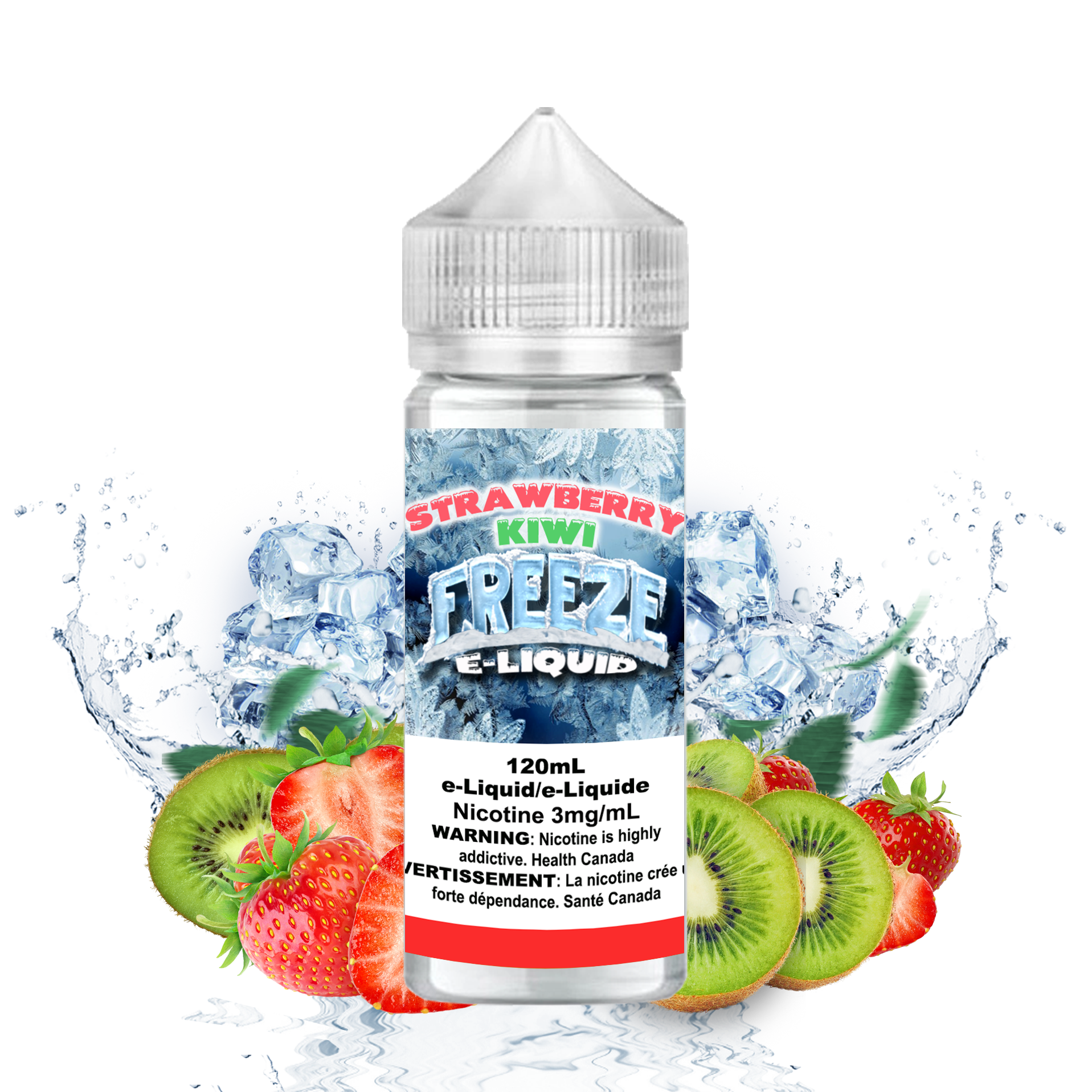 CUSTOM FREEZE - STRAWBERRY KIWI 120ML