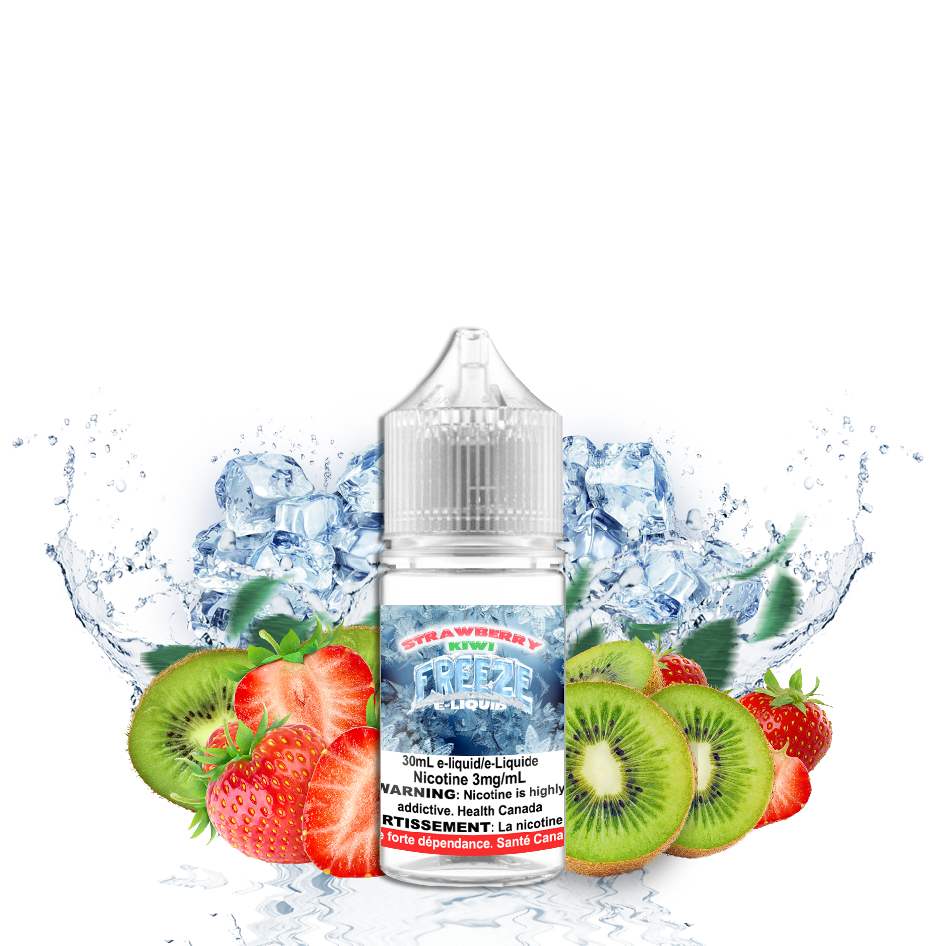 CUSTOM FREEZE - STRAWBERRY KIWI 30ML